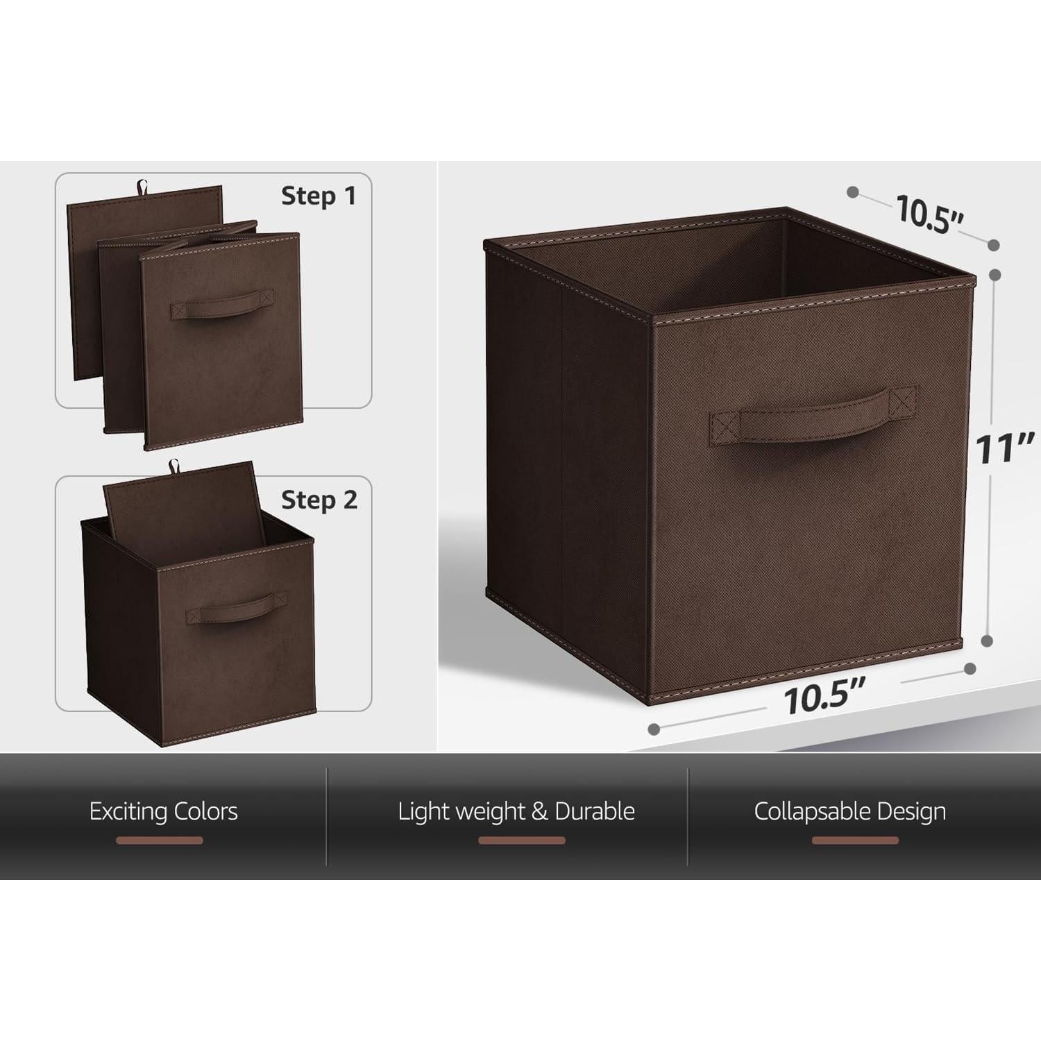 SORBUS STRG-BIN-CHO-6PK Bins-Baskets - View #3