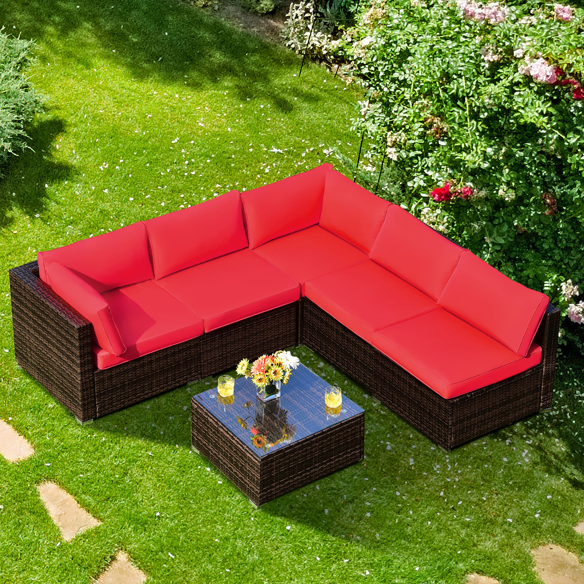 Costway LWS00023 Patio-Conversation-Sets - View #8