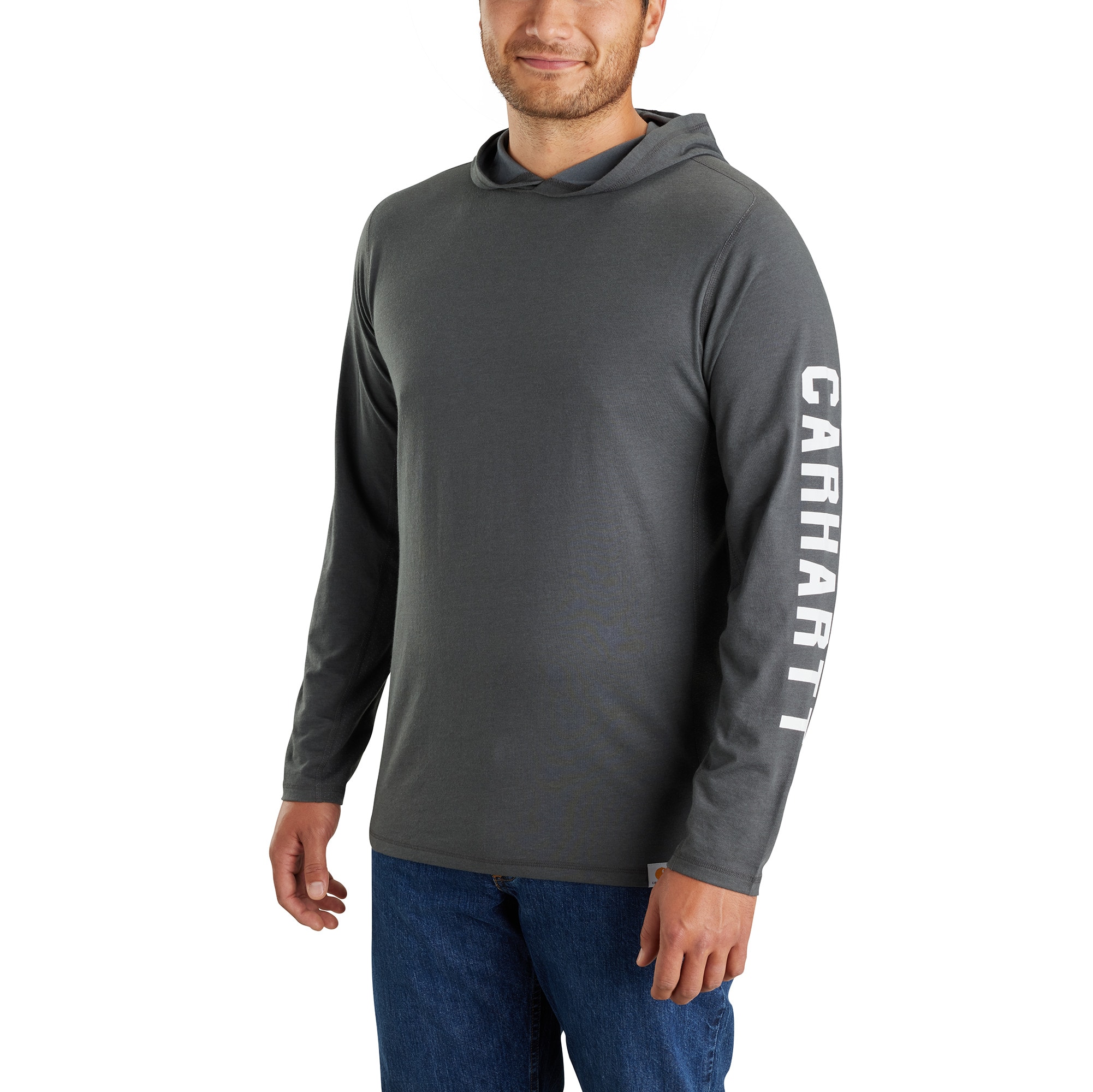 Carhartt 106654-CRH2XLREG Men's Gray Jersey Long sleeve T-shirt ( 2XL )