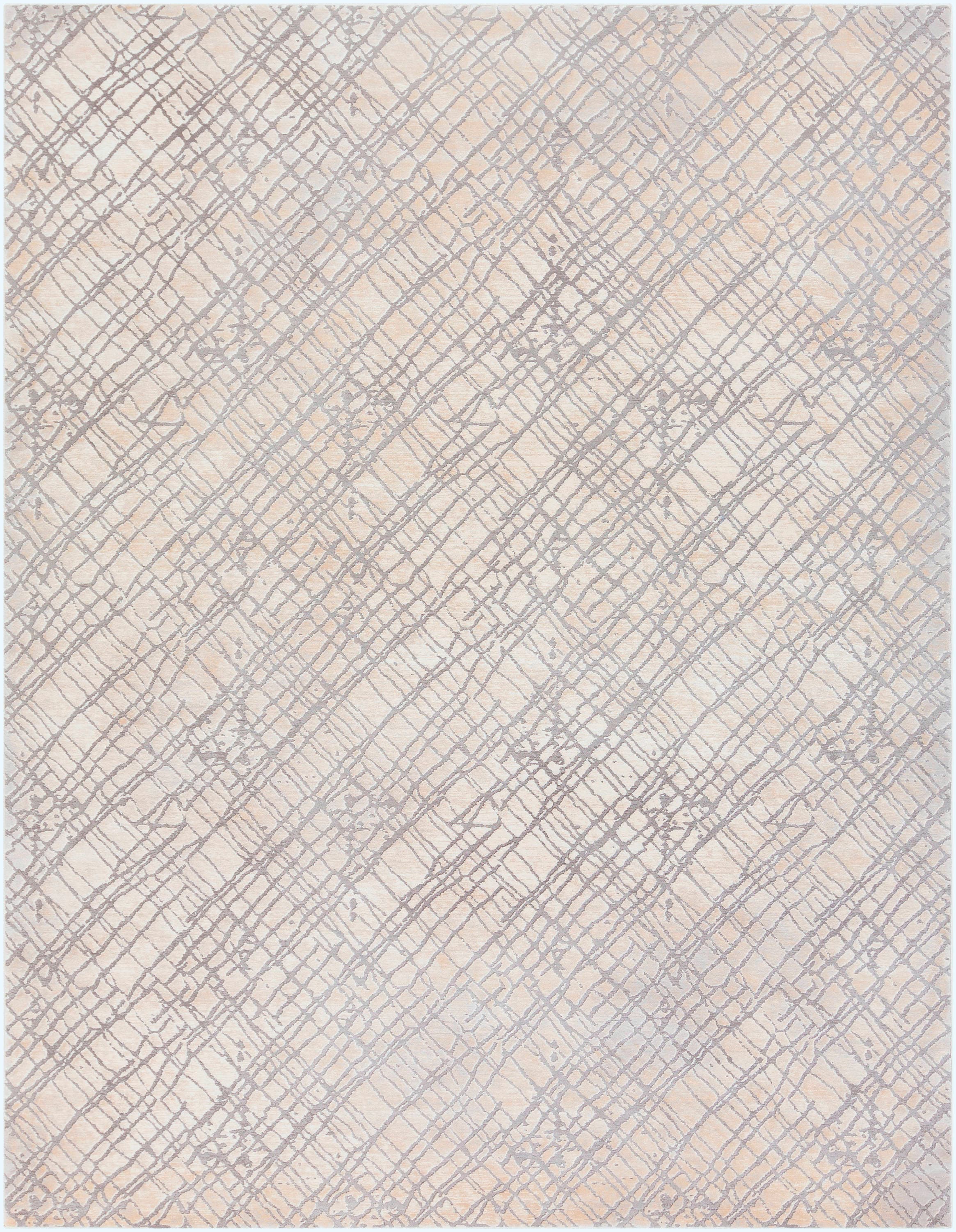 Livabliss TBT2314-710103 Tibetan 8 x 10 (ft) Polyester Cream Rectangular Indoor Abstract Industrial Area rug