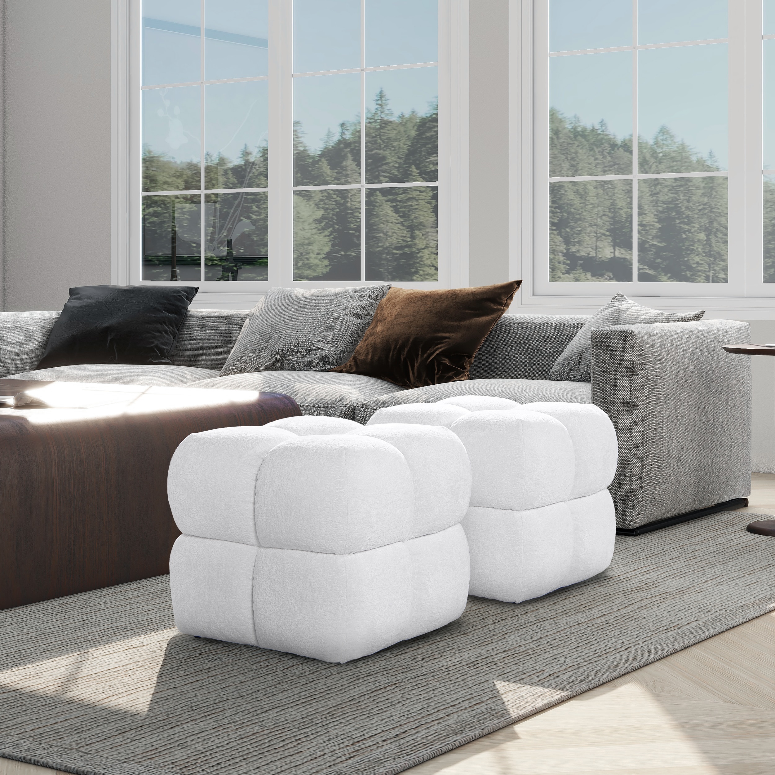 Jennifer Taylor Home LF001-84600 Indoor-Ottomans - View #3