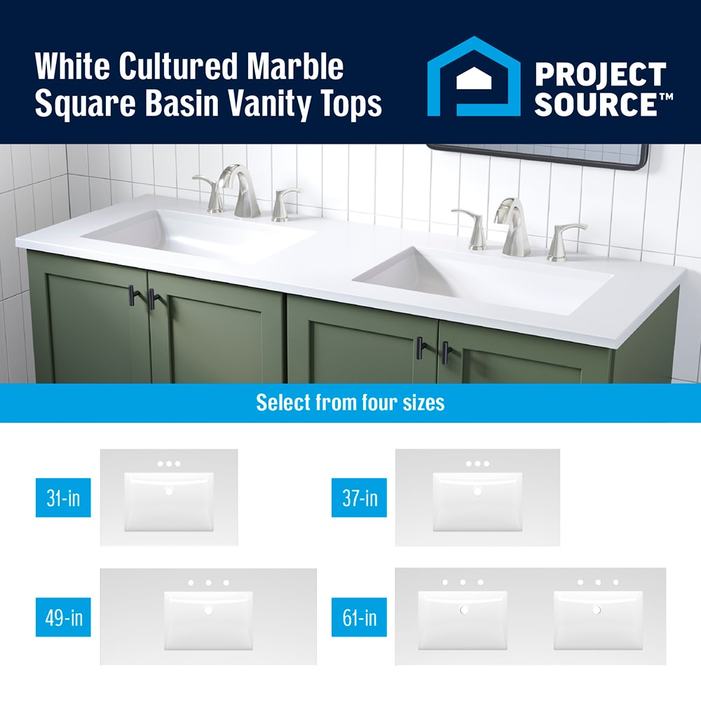 Project Source TR261D-3 Vanity-Tops - View #19