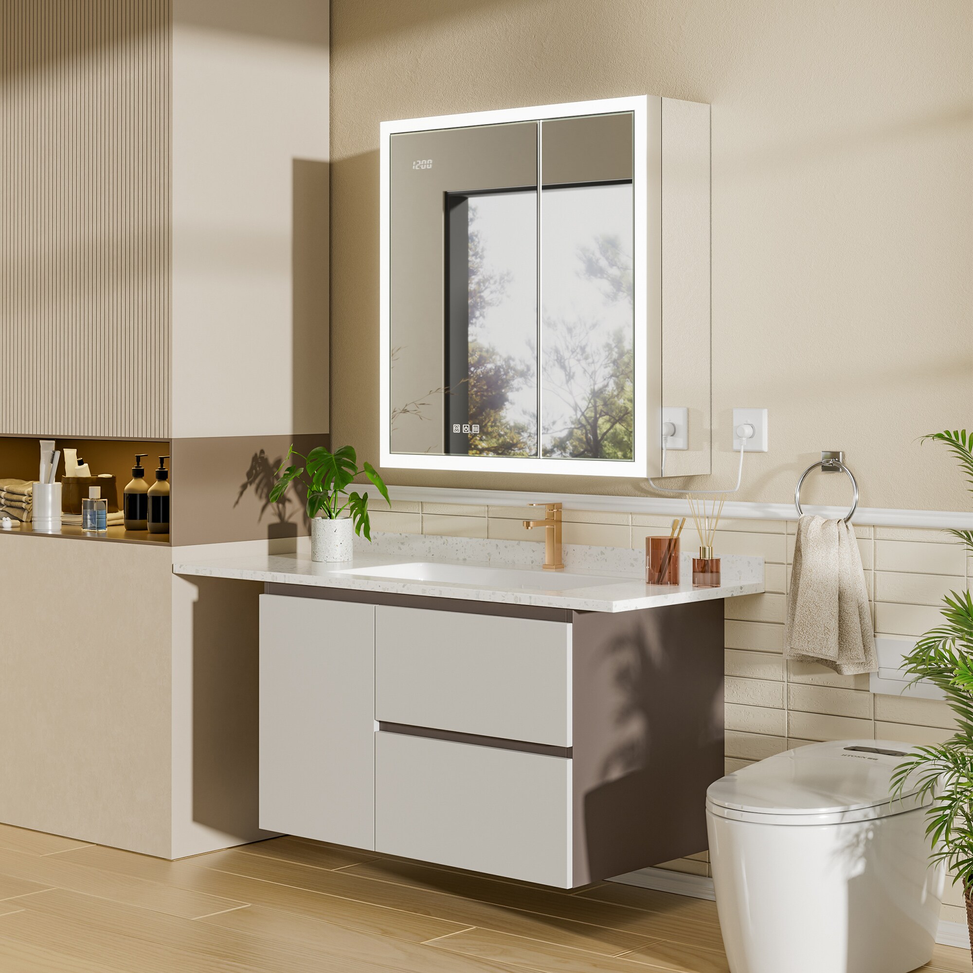 QueenFun BLMC3032 Bathroom-Medicine-Cabinets - View #2