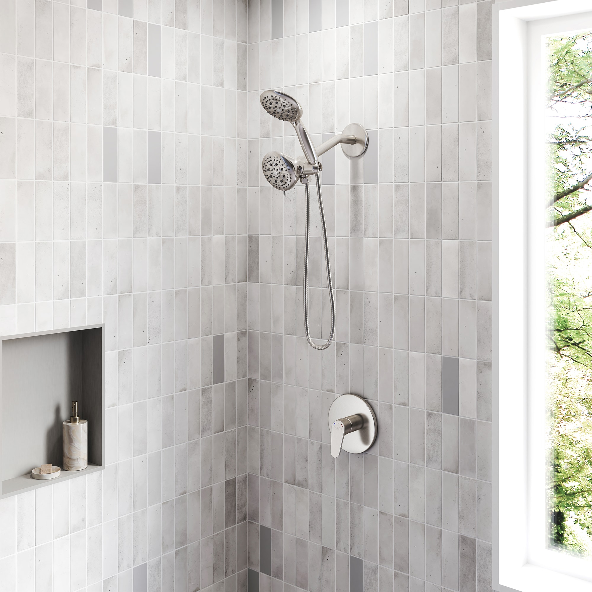 PULSE 1057-BN Showerhead-Bar-Panels - View #5