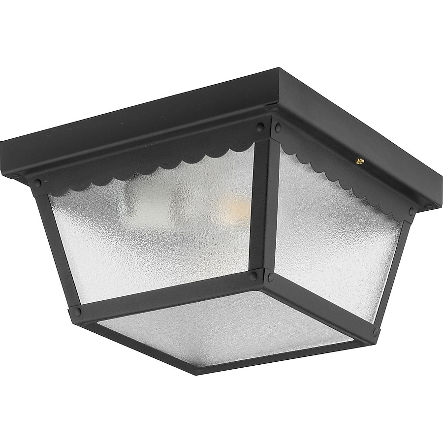 9.25-in W Old Bronze Outdoor Flush Mount Light 9.25-in W Old Bronze Outdoor Flush Mount Light