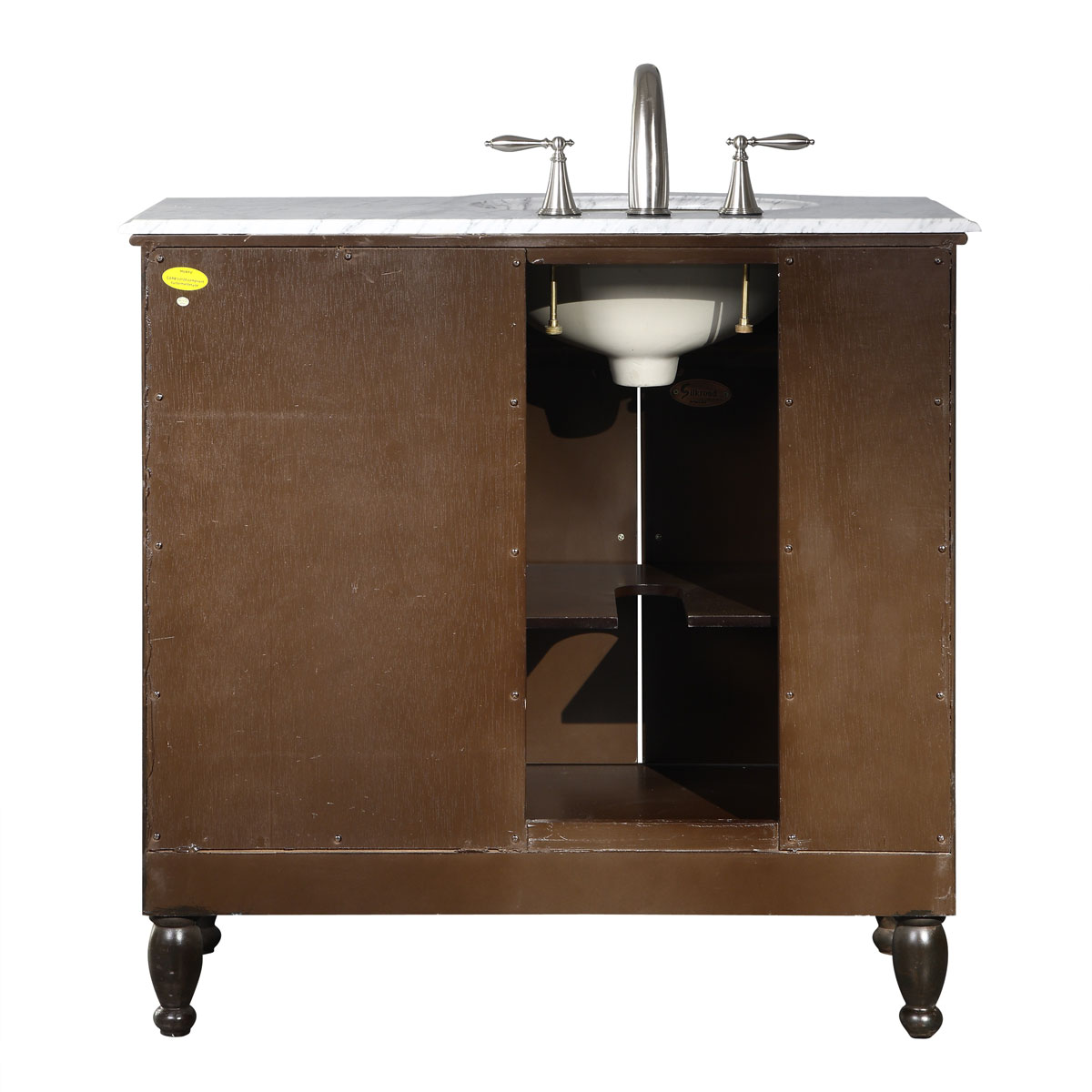 Silkroad Exclusive HYP-0902-WM-UWC-38-L Bath-Vanity-Combo - View #4