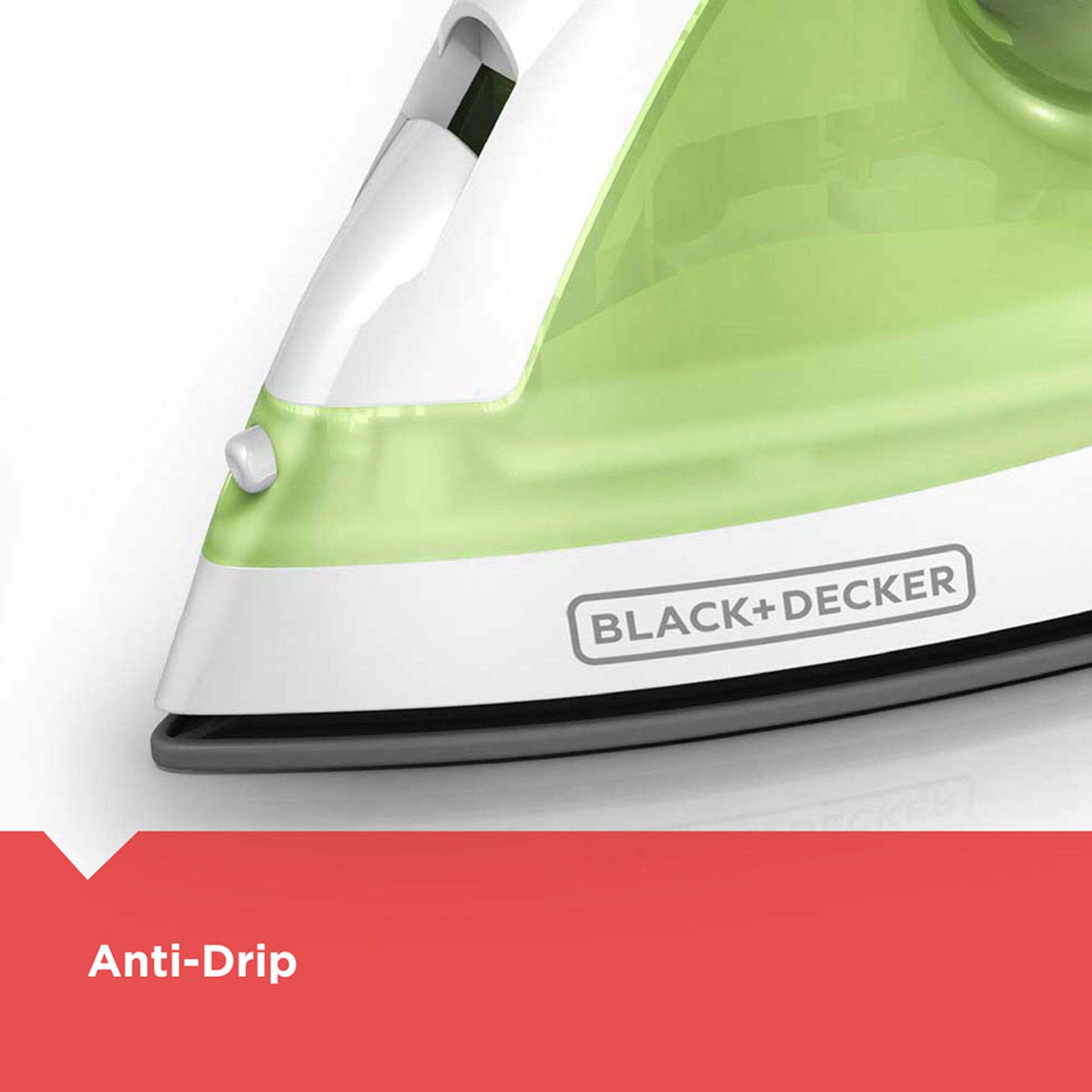 BLACK&DECKER Easy Steam Anti-Drip Compact Steam Iron, Green, Vertical Steam  IRON