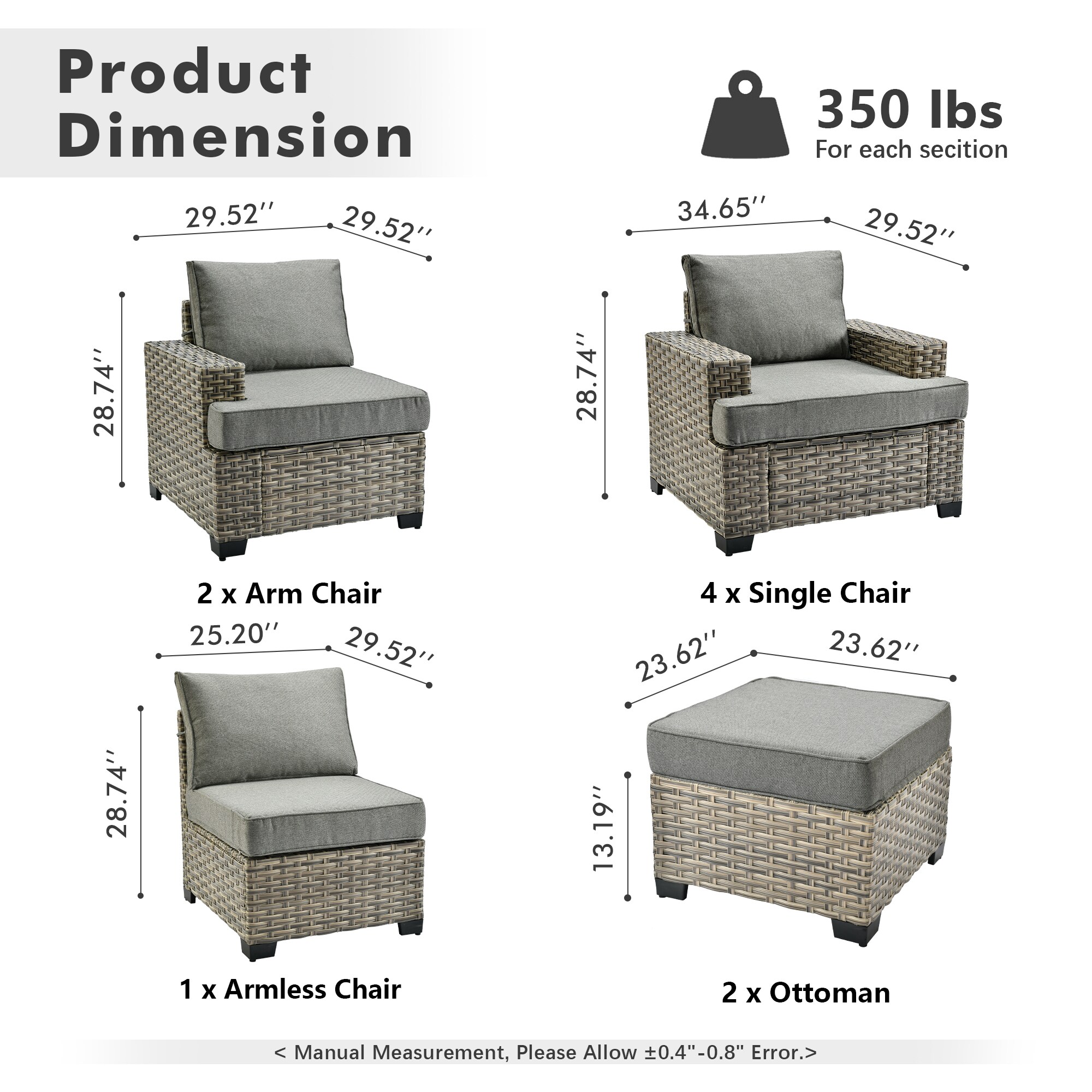 ALTRIGUS 6L-TBS209-AL Patio-Conversation-Sets - View #3