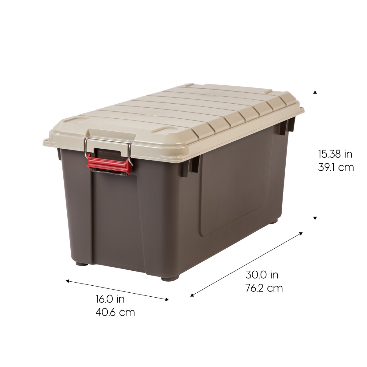 IRIS 585128 Plastic-Storage-Totes - View #4