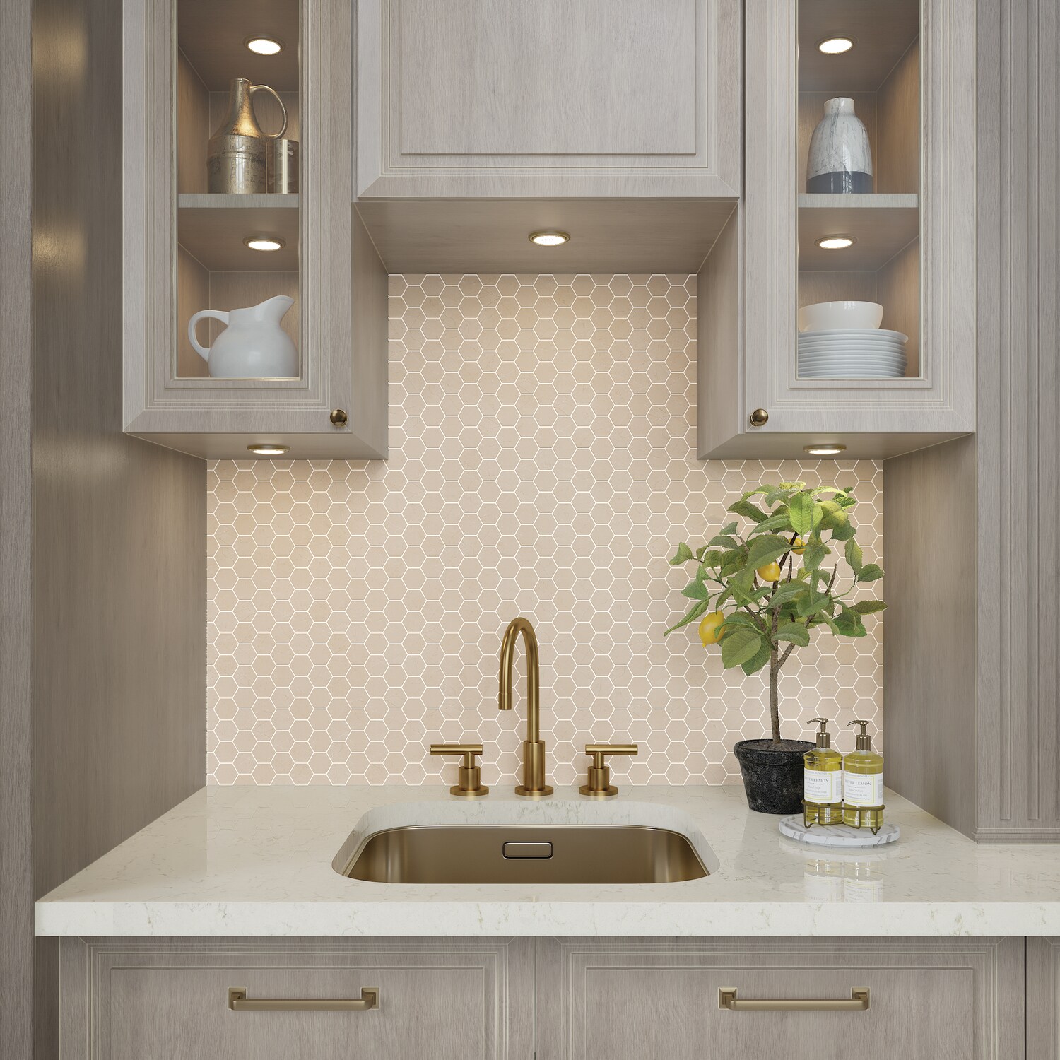 Daltile PT2215HEXMS1P2 Ceramic-Tile - View #3