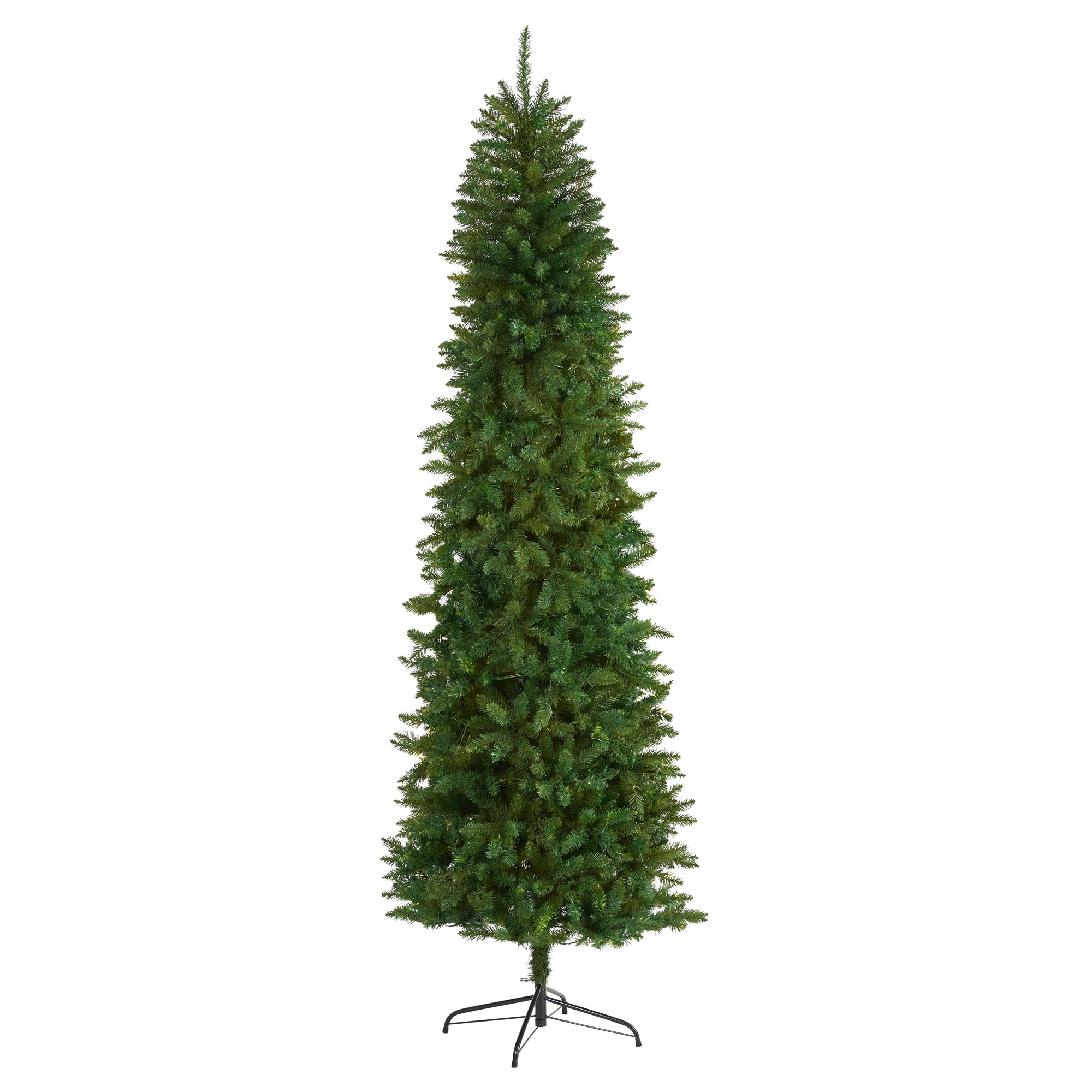 Nearly Natural T4491 8-ft Pine Slim Artificial Christmas Tree