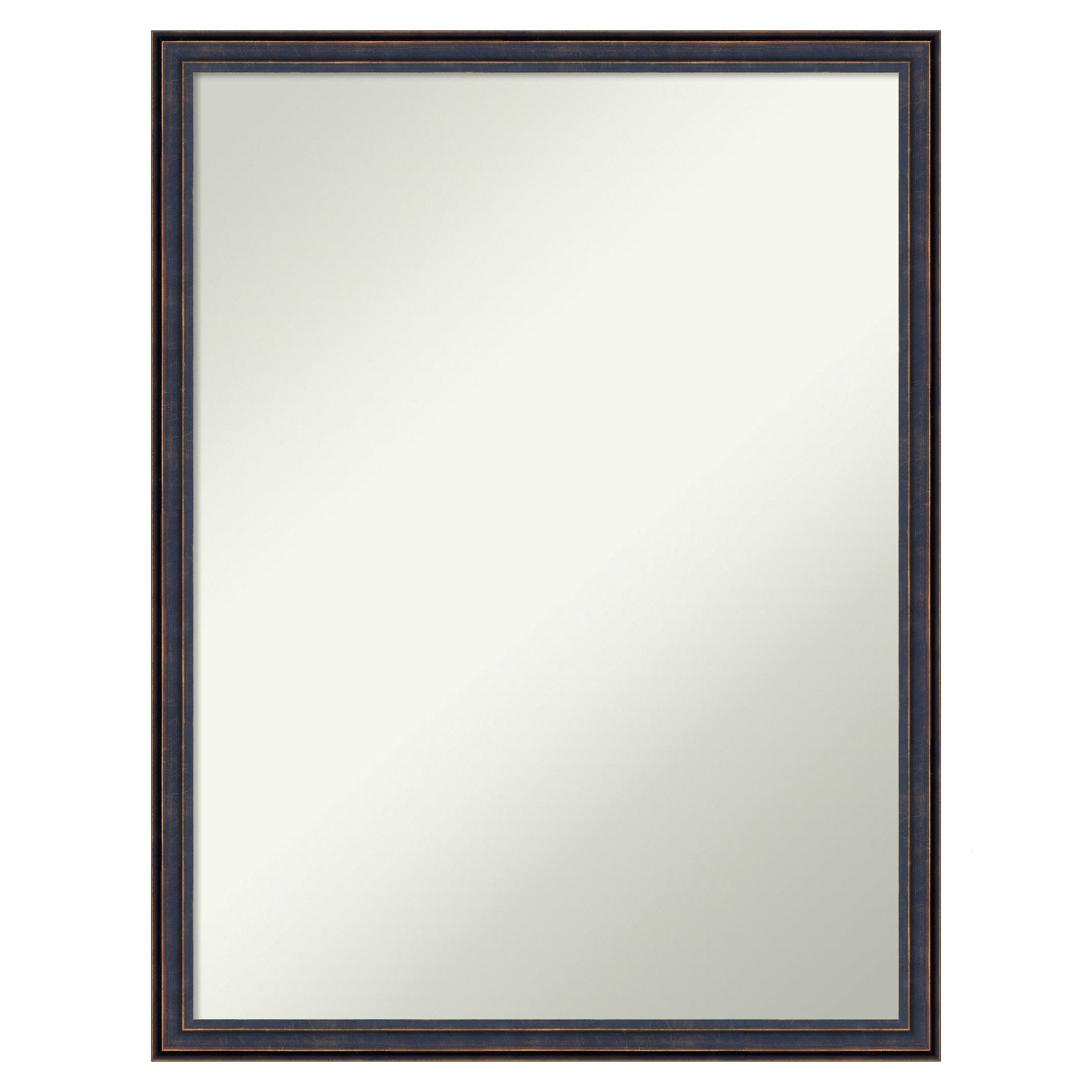 Amanti Art A17007223239 Dark Bronze Scoop Frame 19.75-Inches W x 25.75-Inches H Rectangle Dark Bronze Scoop Framed Wall Mirror