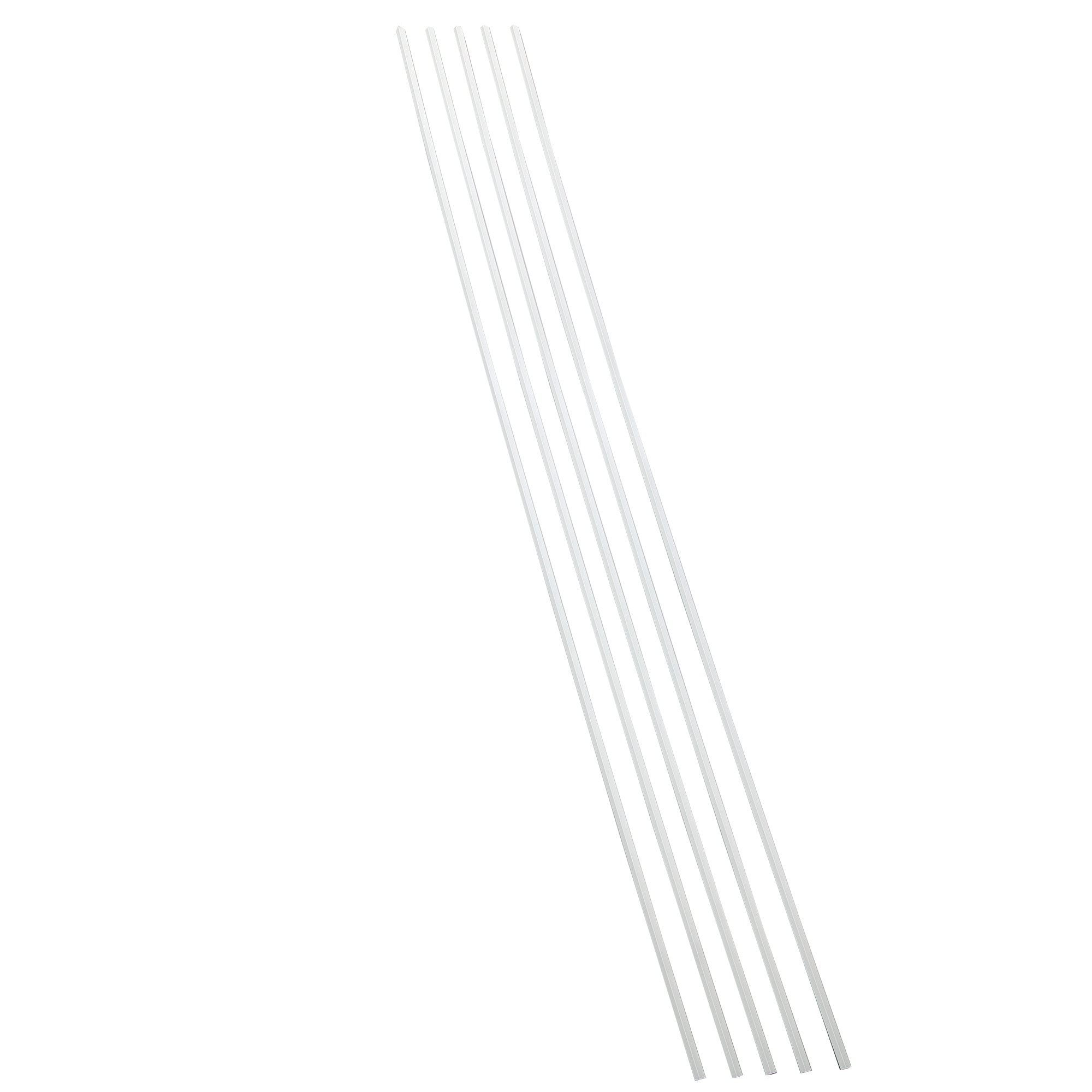 PALISADE 19112PK 0.94-in W x 94-in L Dusty Pearl PVC L-angle Tile Edge Trim
