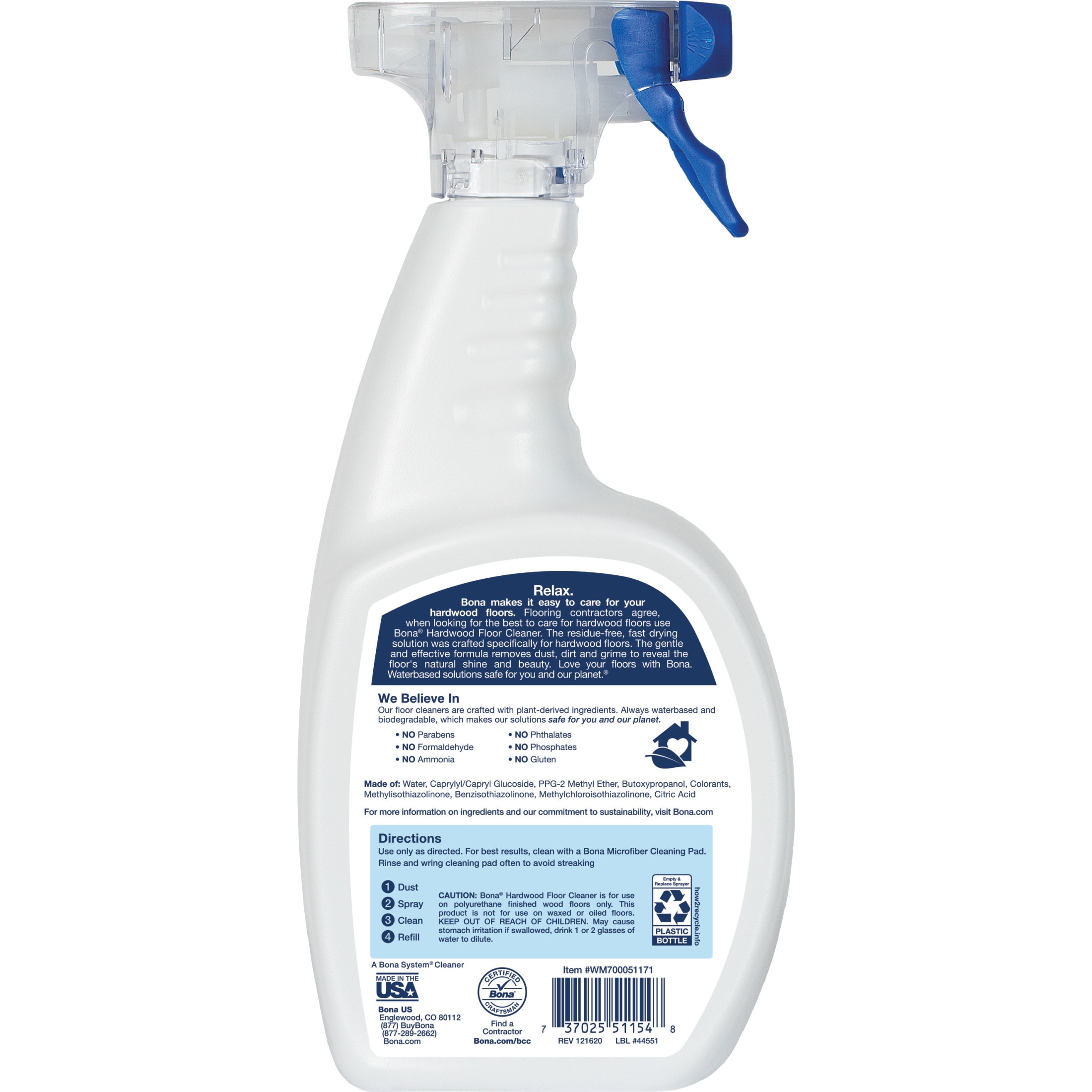 Best Buy: iRobot Bona Hard Surface Cleaning Solution Clear 4749576