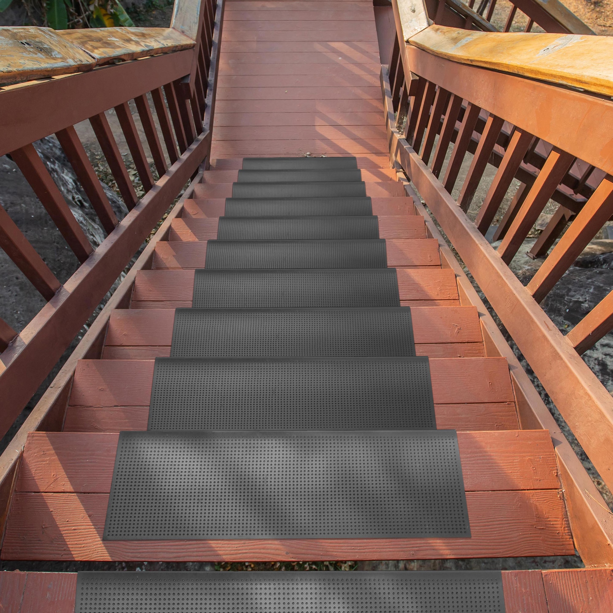 Anti-Slip Decking Grip Tape Slippery Patio Wood Steps Flooring Outdoor 10x  pck