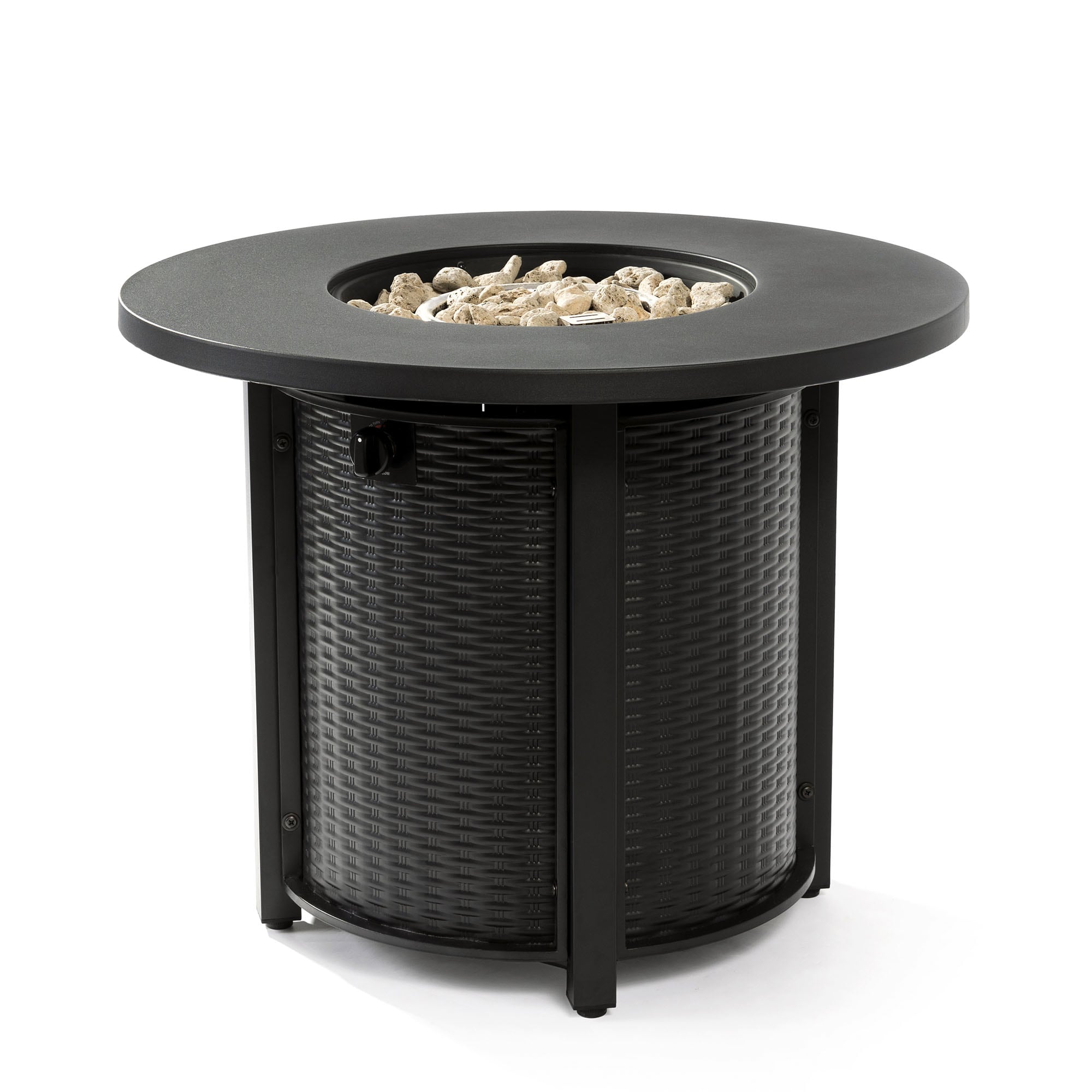 Runesay FRP-65 Propane Gas Fire Pit Table 50000 -BTU Outdoor Portable Radiant Propane Heater