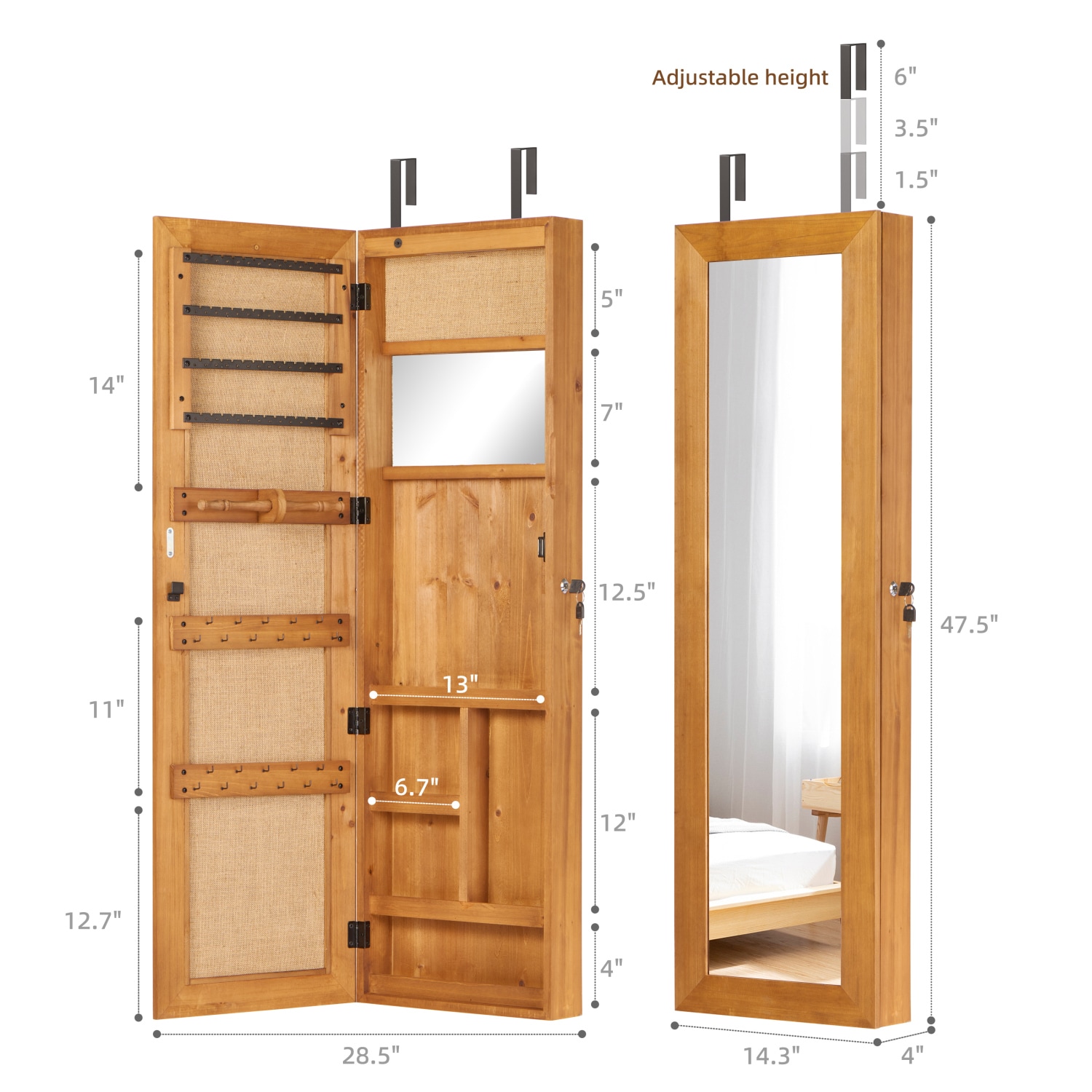 Streamdale Furniture W2640P356579 Jewelry-Organization - View #3