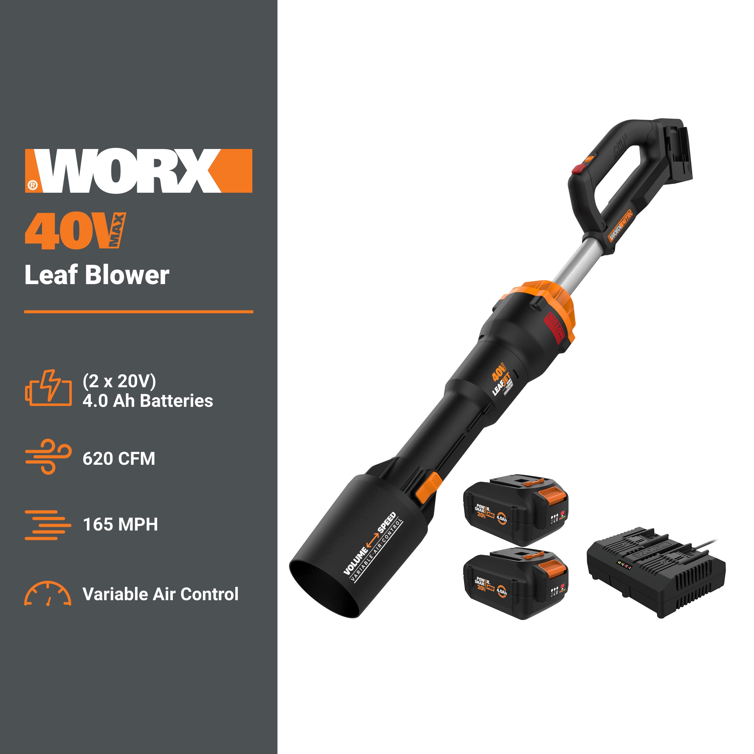 WORX WP595 Cordless-Electric-Blowers - View #2