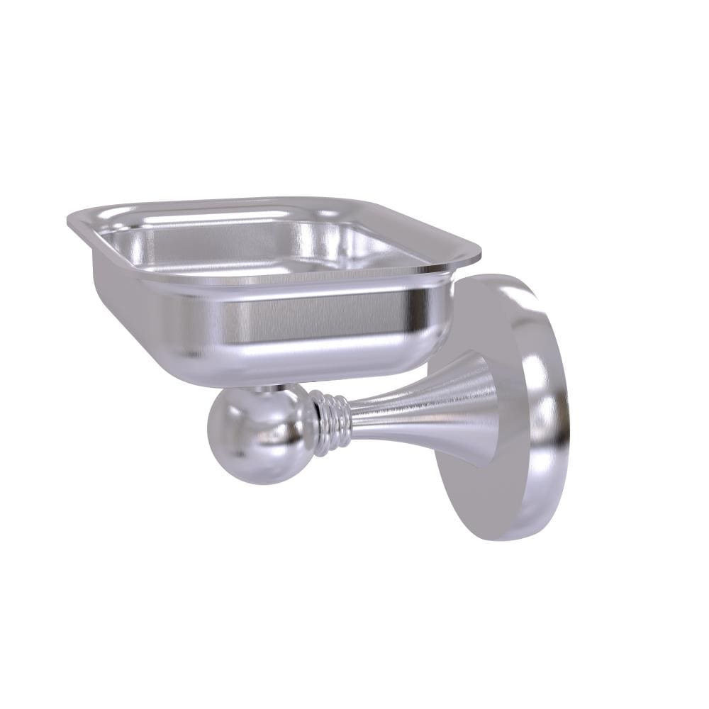 Allied Brass SL-32-SCH Shadwell Satin Chrome Brass Soap Dish