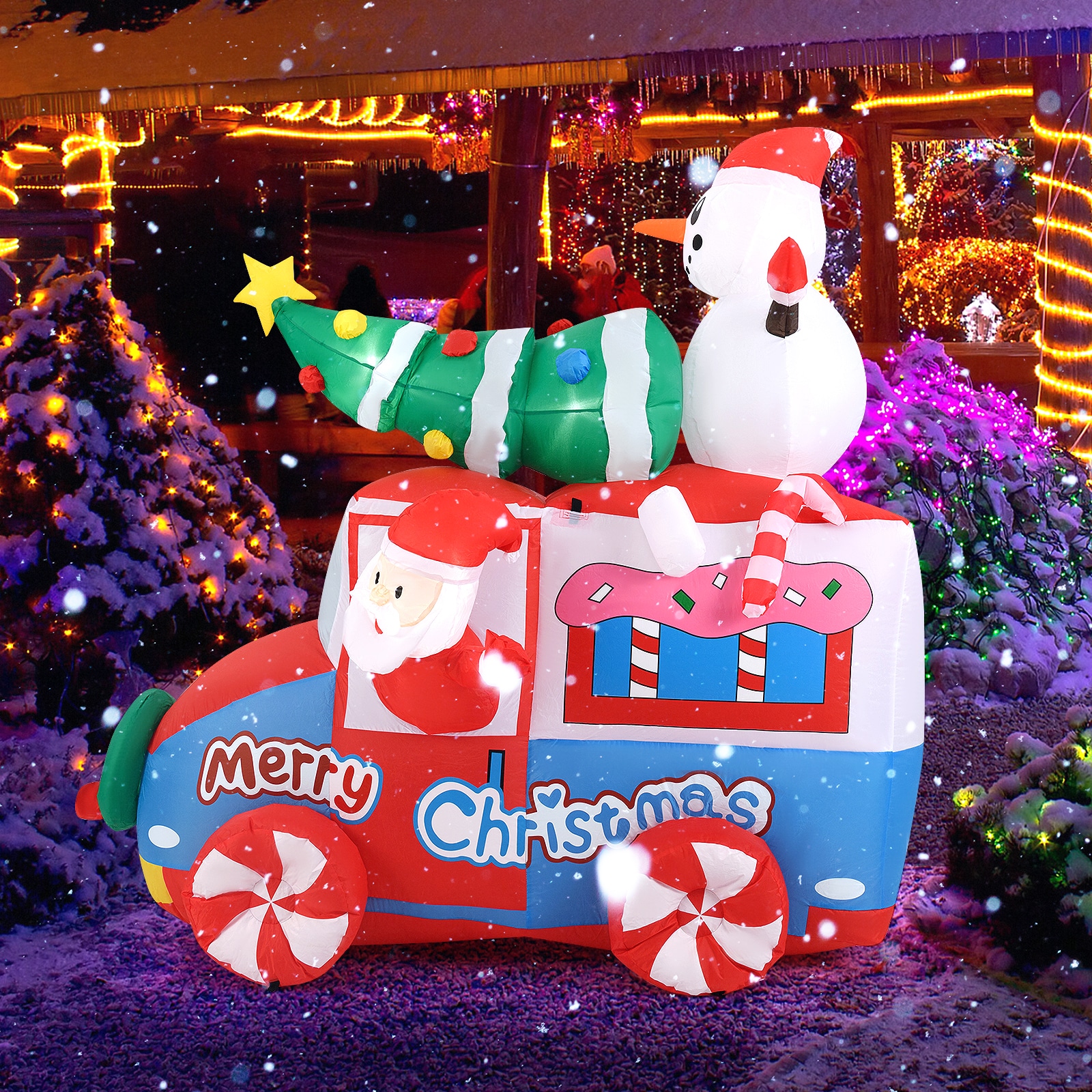 WELLFOR HYG24013US Christmas-Inflatables - View #8