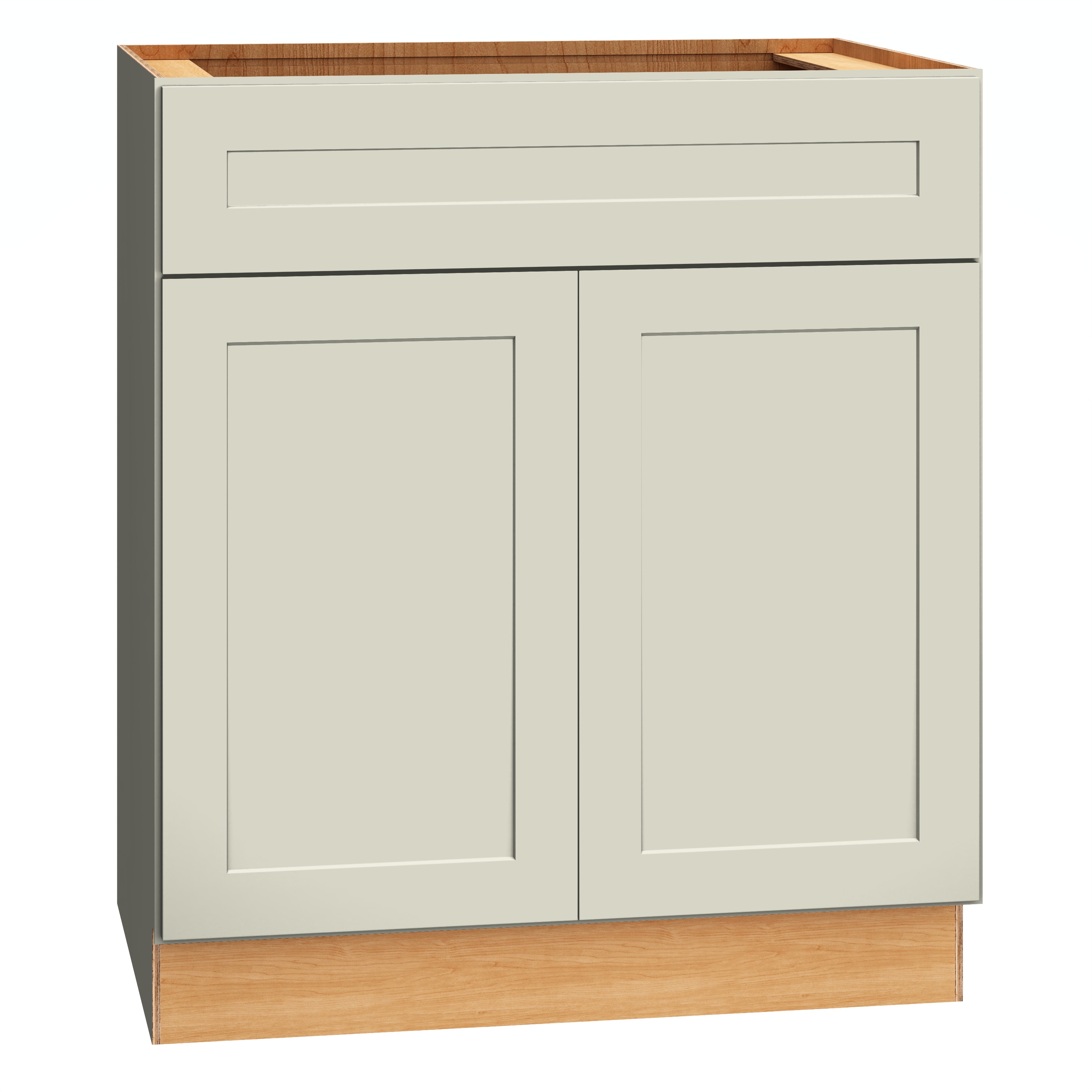 Diamond Express 61D-VSB303421 Jamestown 30-in Icy Avalanche Bathroom Vanity Base Cabinet without Top
