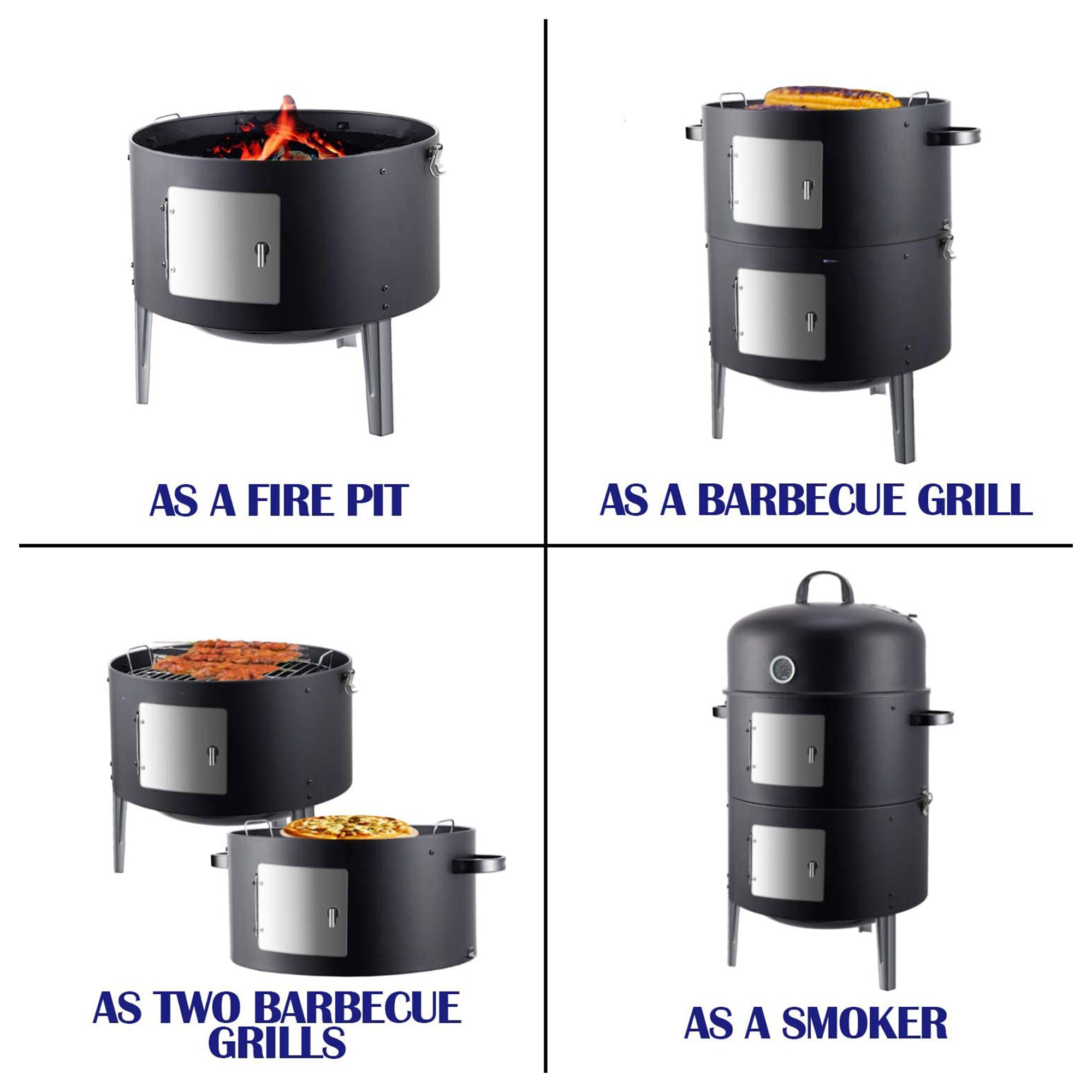 Realcook 301547 Charcoal-Smokers - View #5