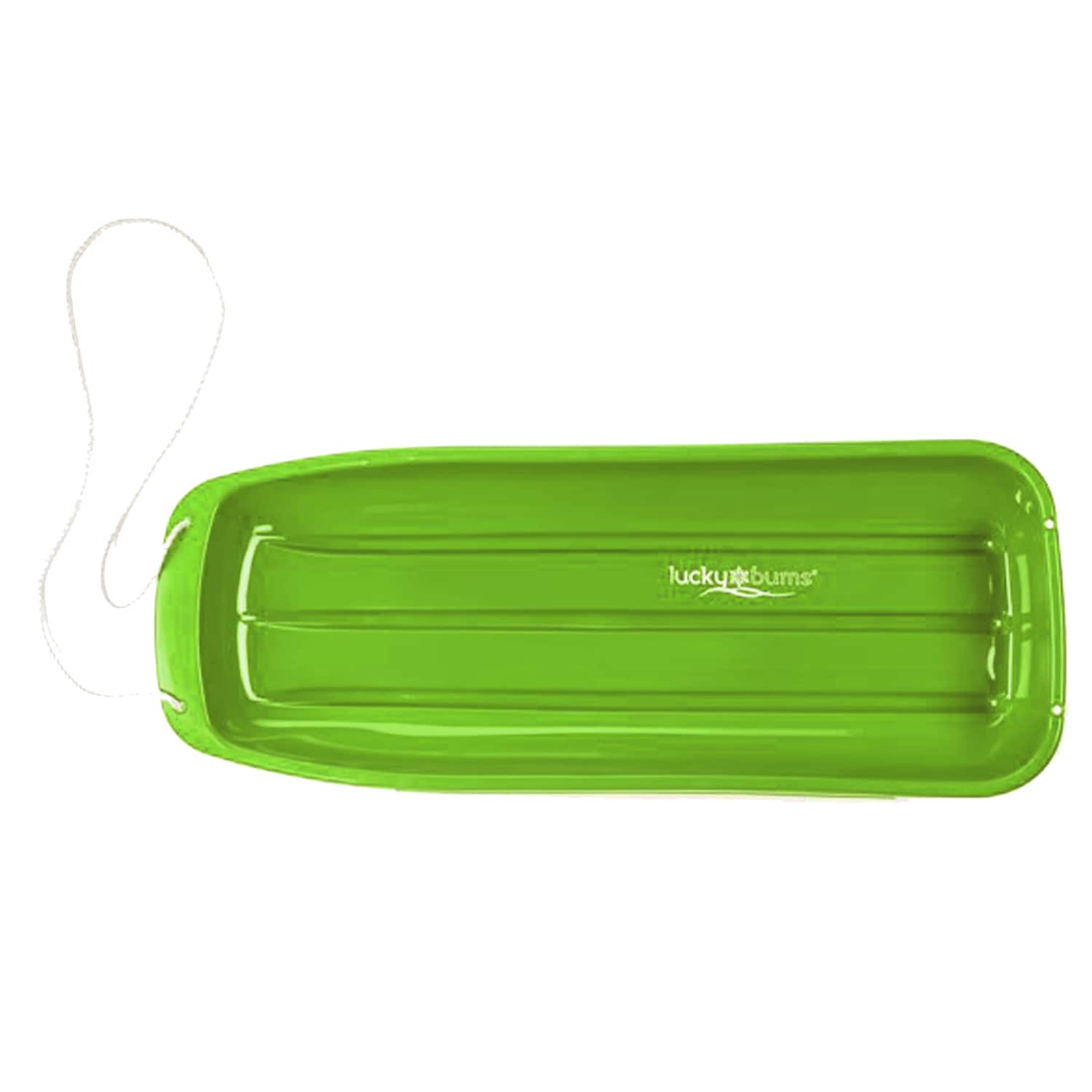 Lucky Bums 240045 48-Inches x 19-Inches Green Snow sled