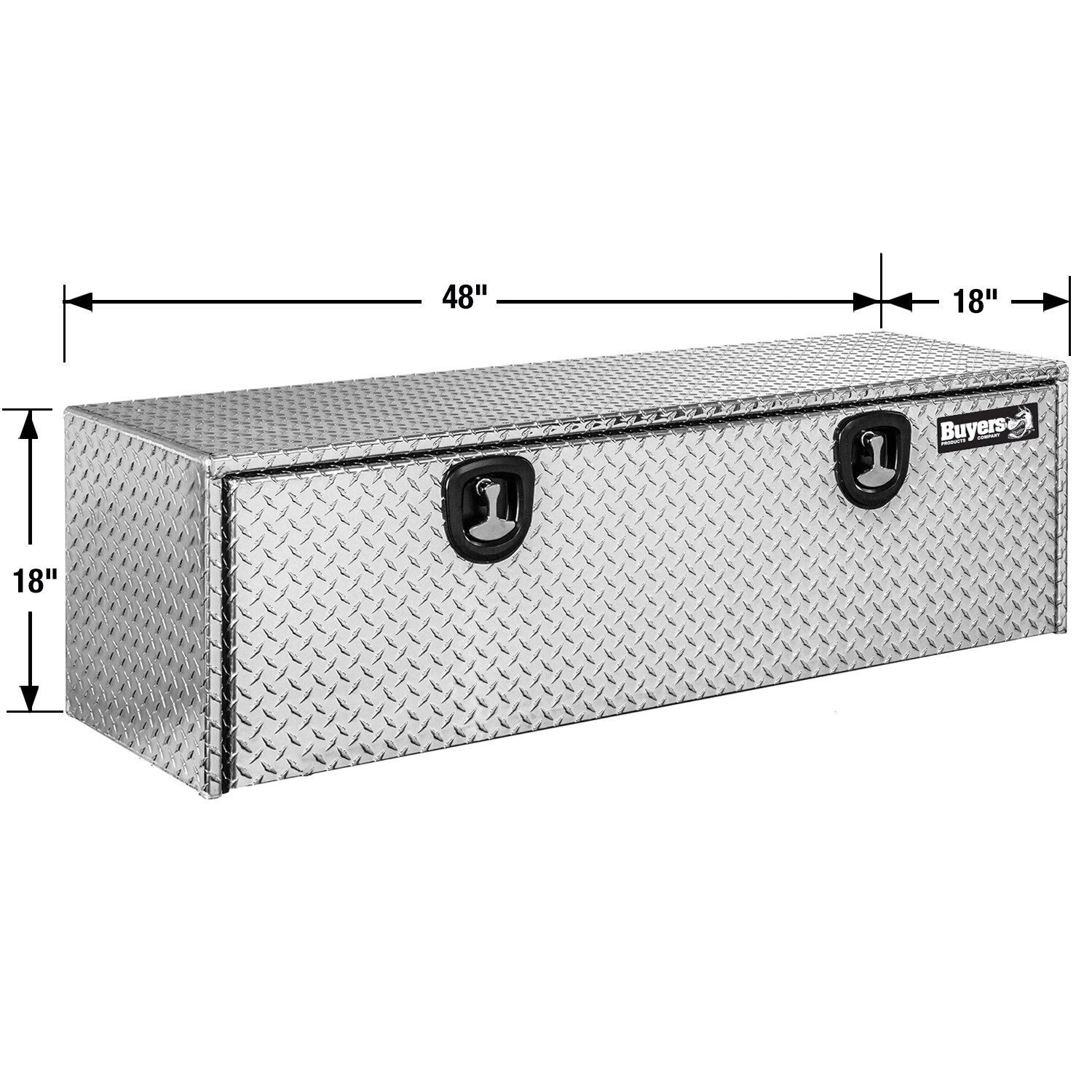 Buyers Products 48-in x 18-in Aluminum Underbody Truck Tool Box 1705110MPP Sansujyuku sansujyuku.com