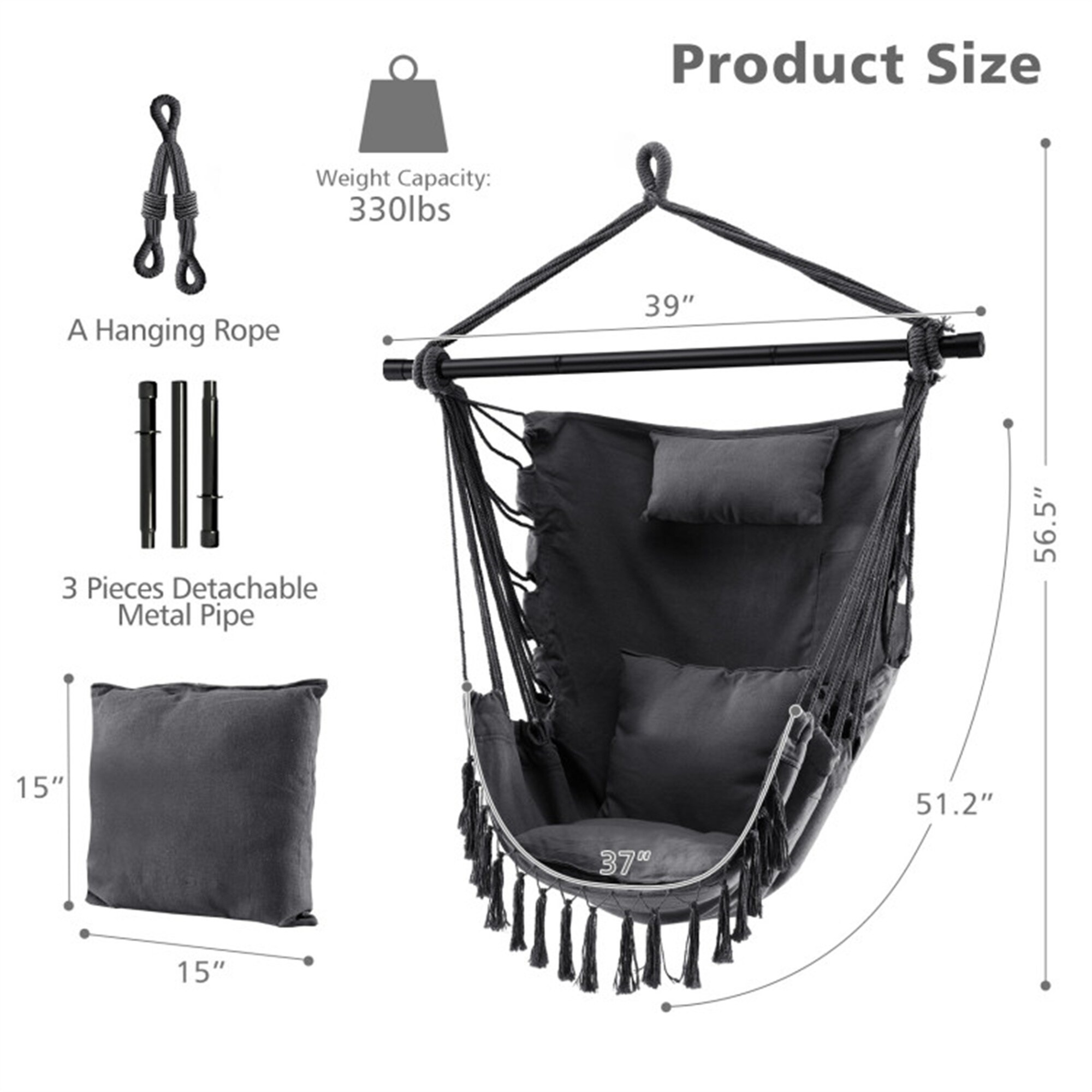 BABOOM BOM-12233GR-CO hammocks - View #4