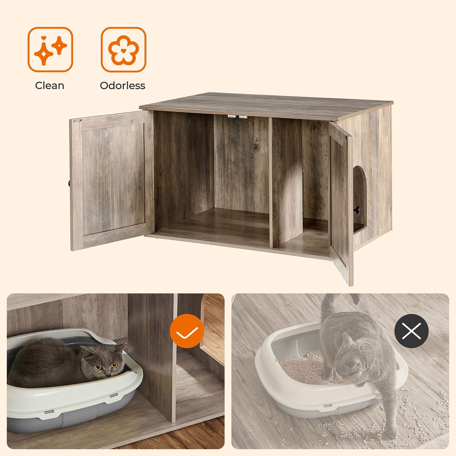 Slickblue D-SM-10G200LCPU Cat-Litter-Box - View #8