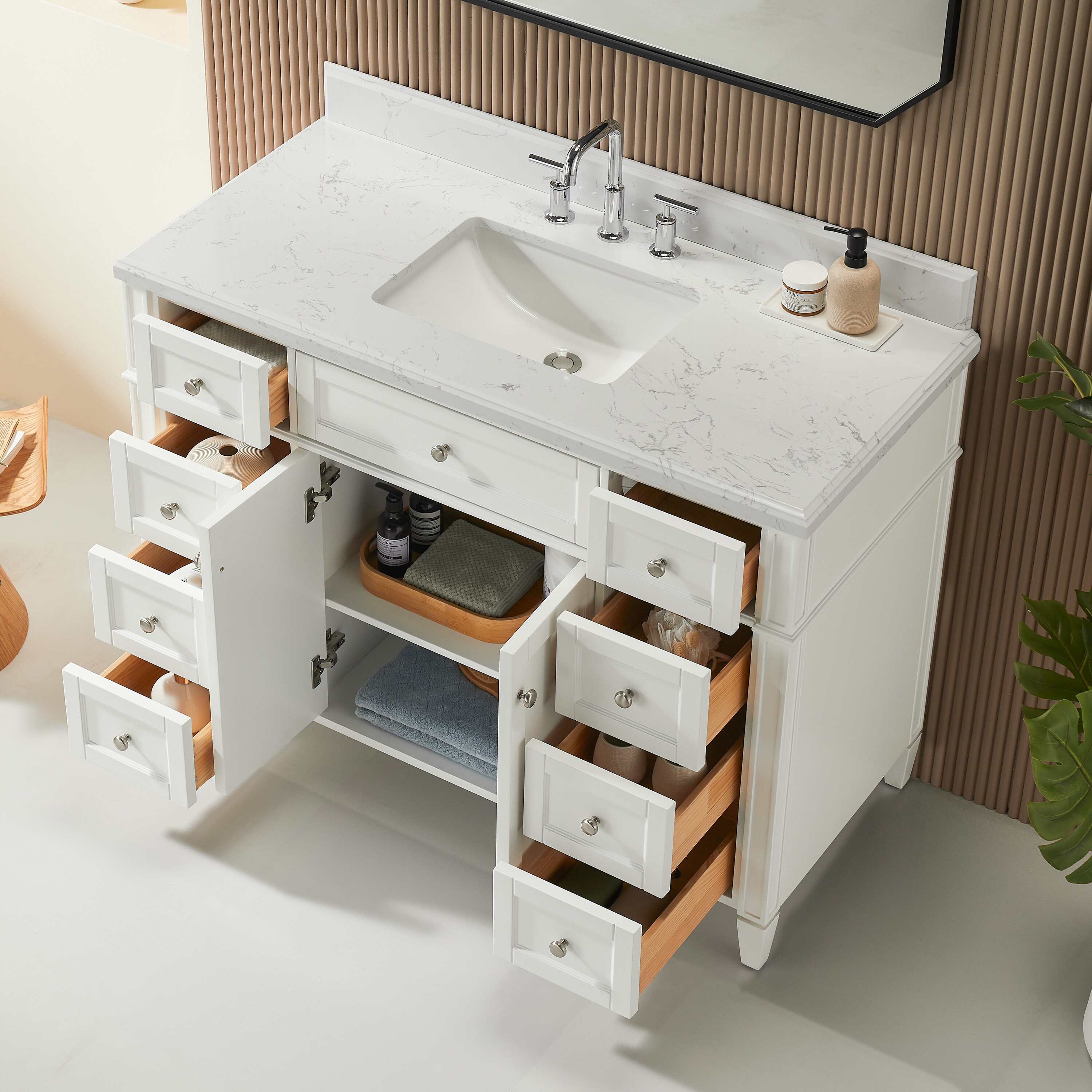 WELLFOR WA-BGF-9648 Bath-Vanity-Combo - View #13