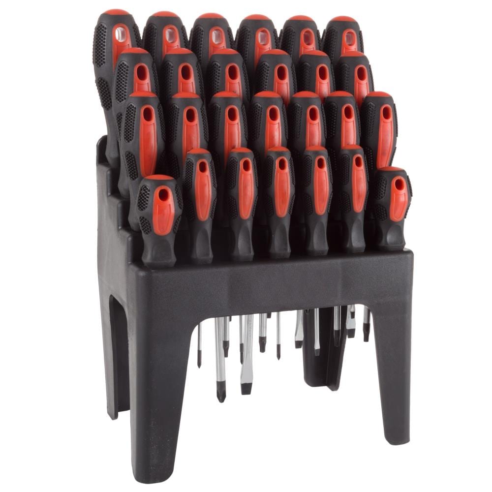 Fleming Supply 16-Piece Plastic Handle Assorted Multi-bit Screwdriver Set  in the Screwdrivers department at