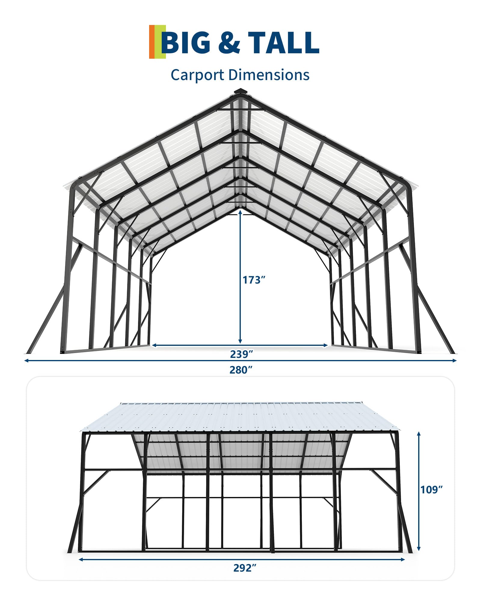 Garvee LW-JAS-NJ59 Carport-Covers - View #3