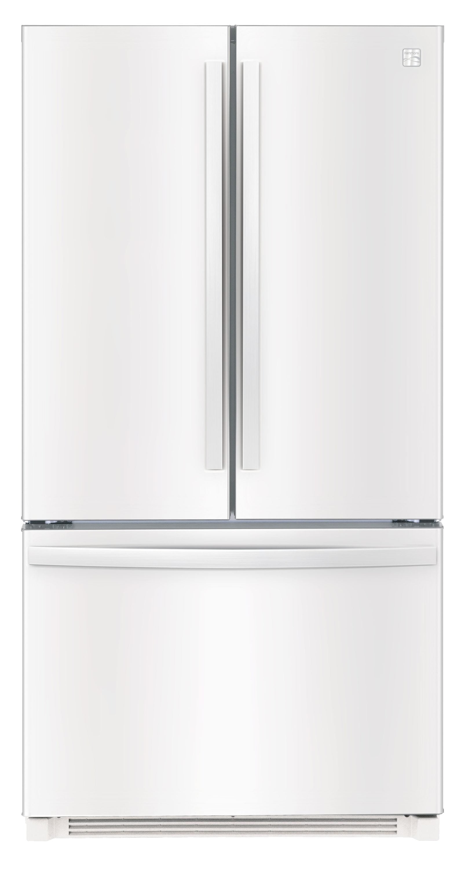 Kenmore 25.5-cu ft-Door French Door Refrigerator with Ice Maker (White) in the French Door Refrigerators department at Lowes.com