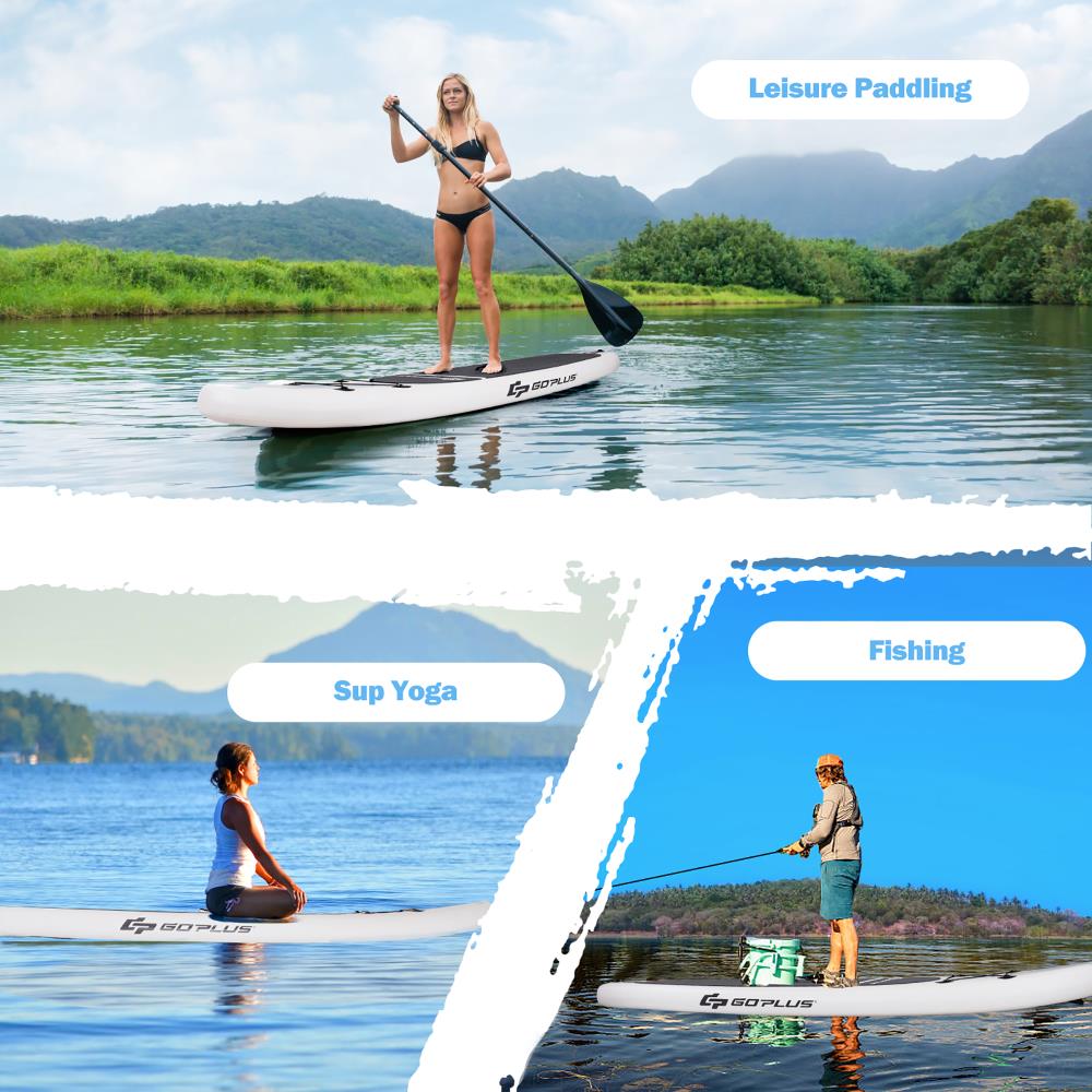 Costway 10-ft Inflatable Stand Up Paddle Board (7-pack) in the Stand Up ...