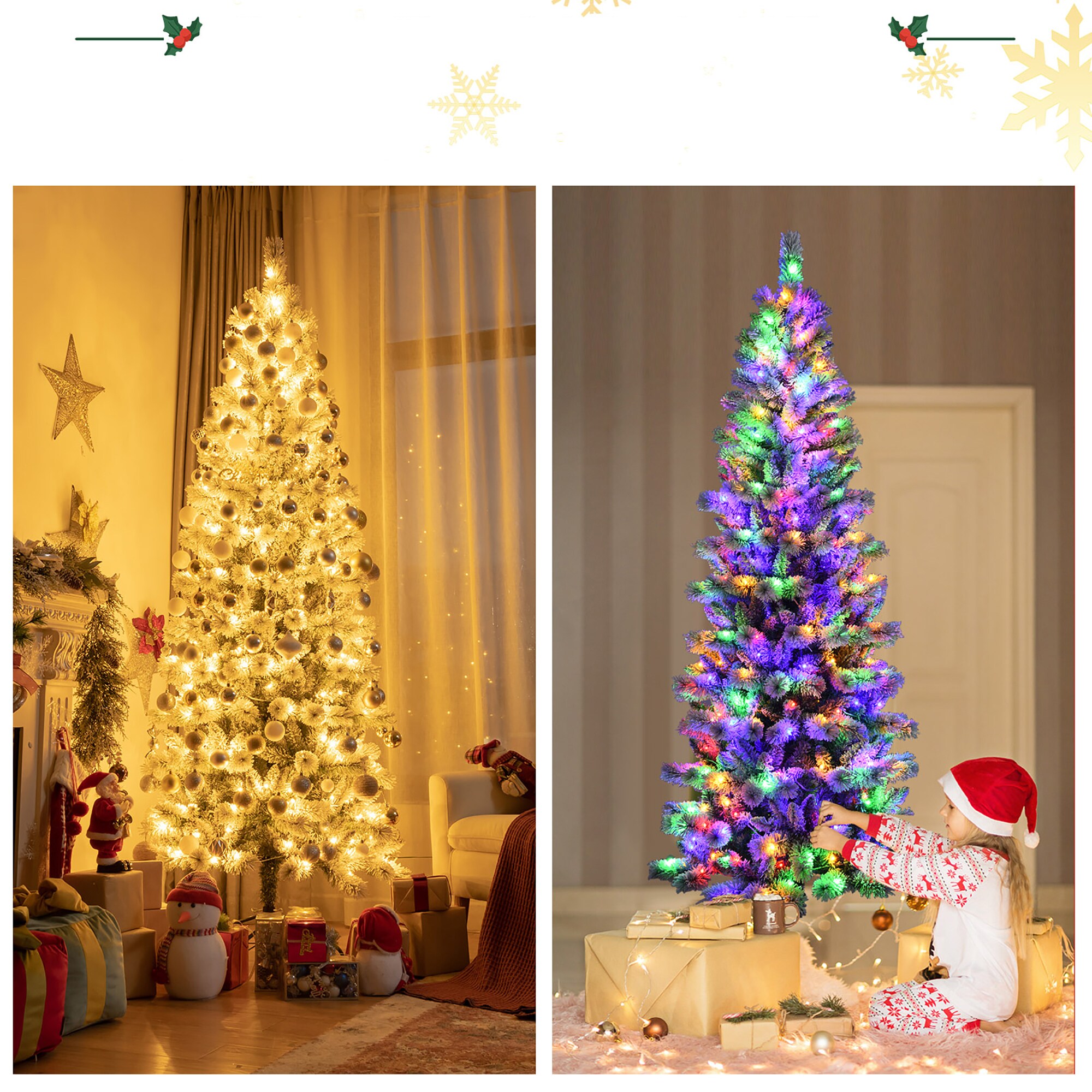Costway CM23512US Artificial-Christmas-Trees - View #4