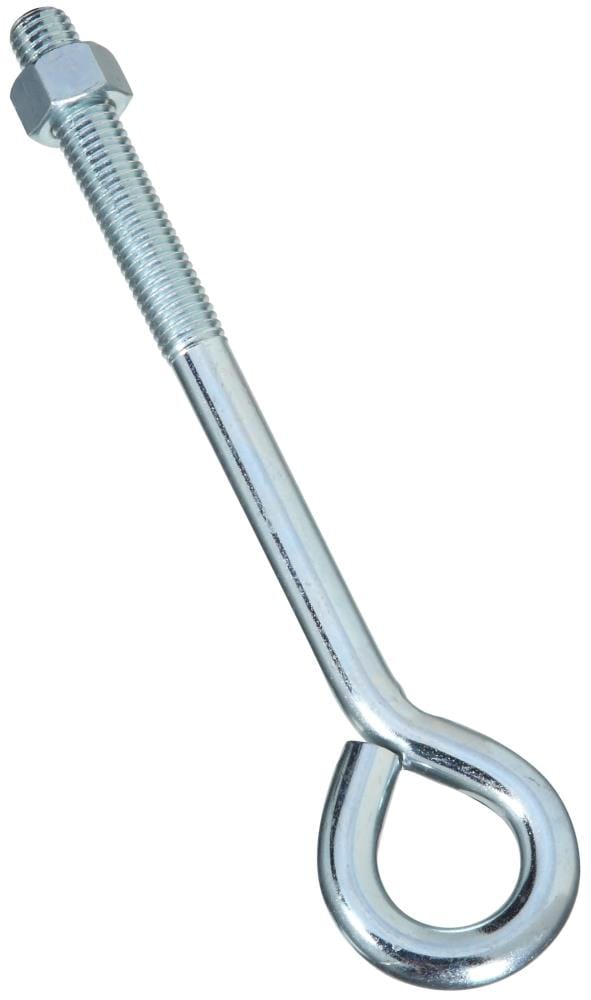 National Hardware 5/16-in x 5-in Zinc-plated Interior/Exterior Coarse  Thread Eye Bolt in the Specialty Bolts department at