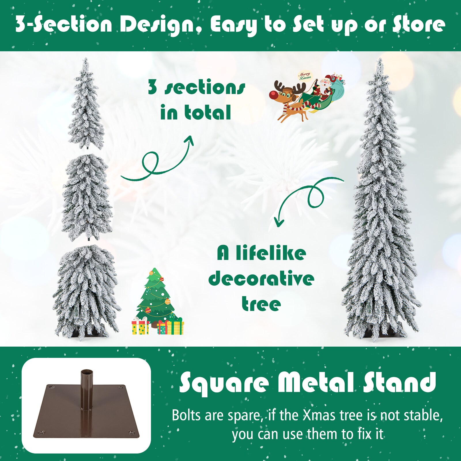 LIVIZA HYG24578US Artificial-Christmas-Trees - View #6