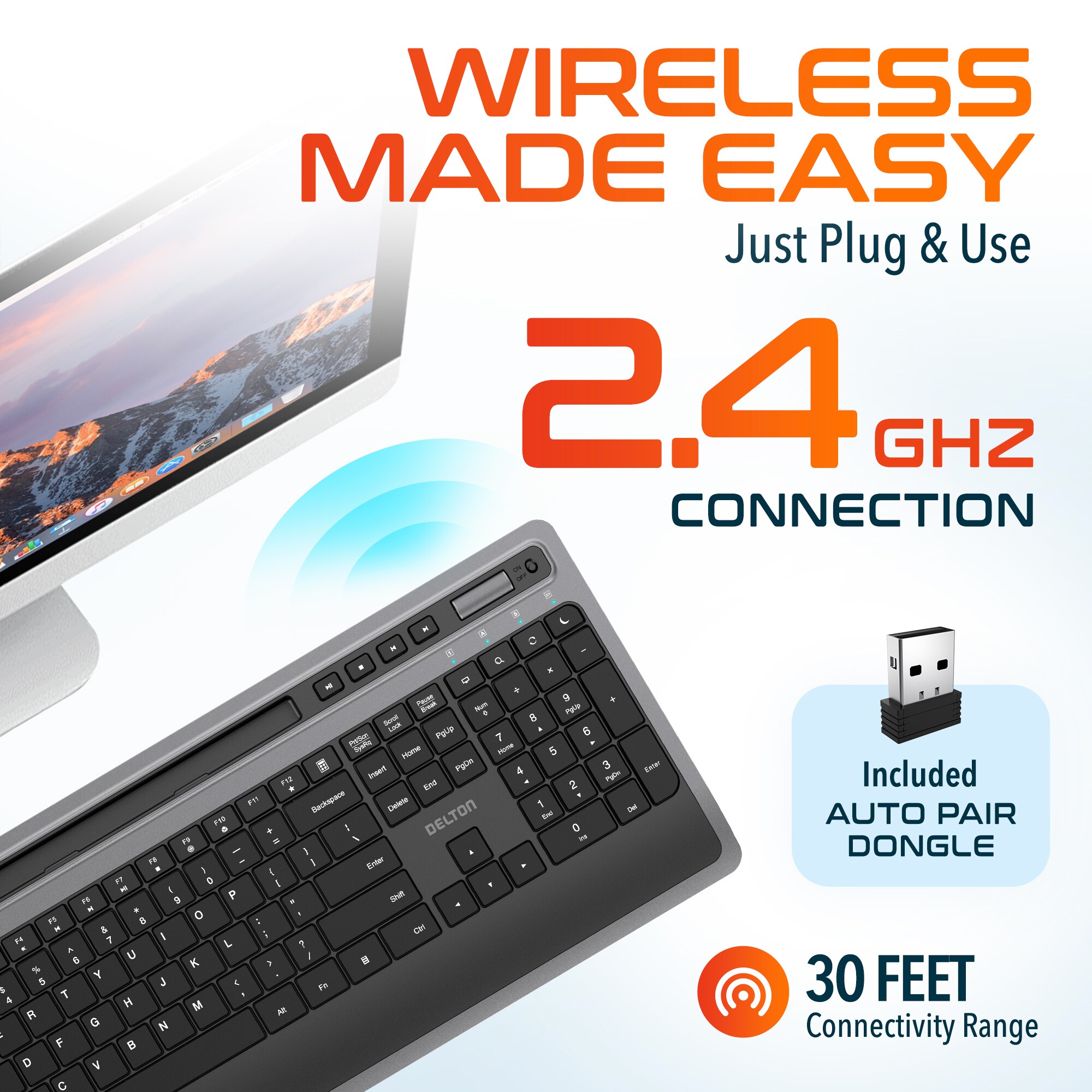 Delton DKBT42-WB Computers-Peripherals - View #3