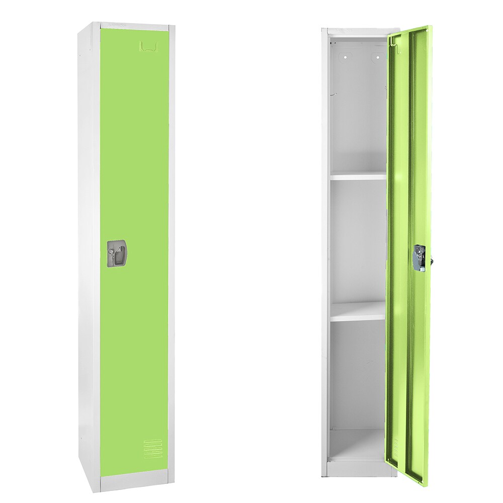 AdirOffice 629-201-GRN-PKG-1 629 Series 12-in W x 72-in H x 12-in D Steel Full Storage Lockers