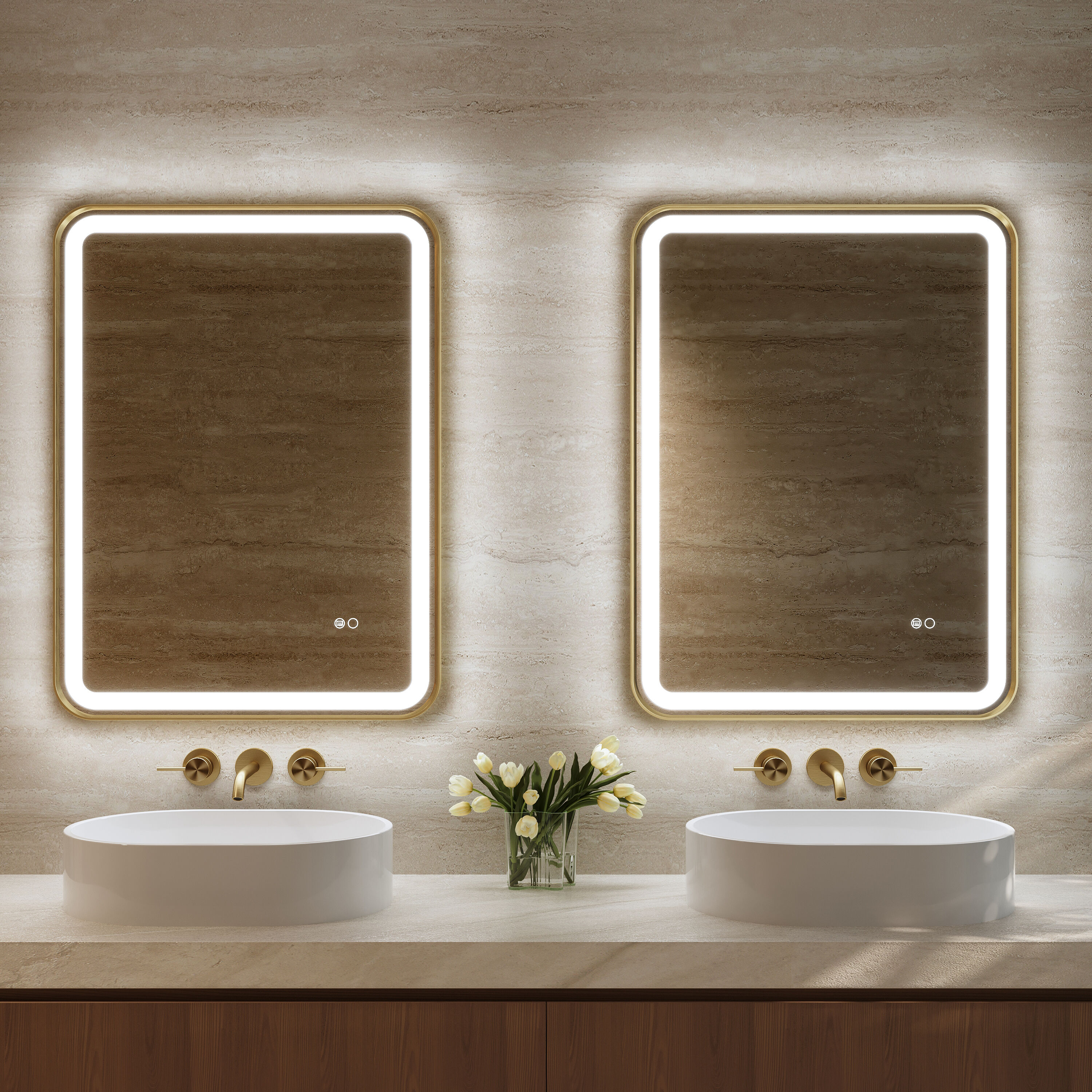 CALVON RC9-2432WT Framed-Bath-Mirrors - View #2