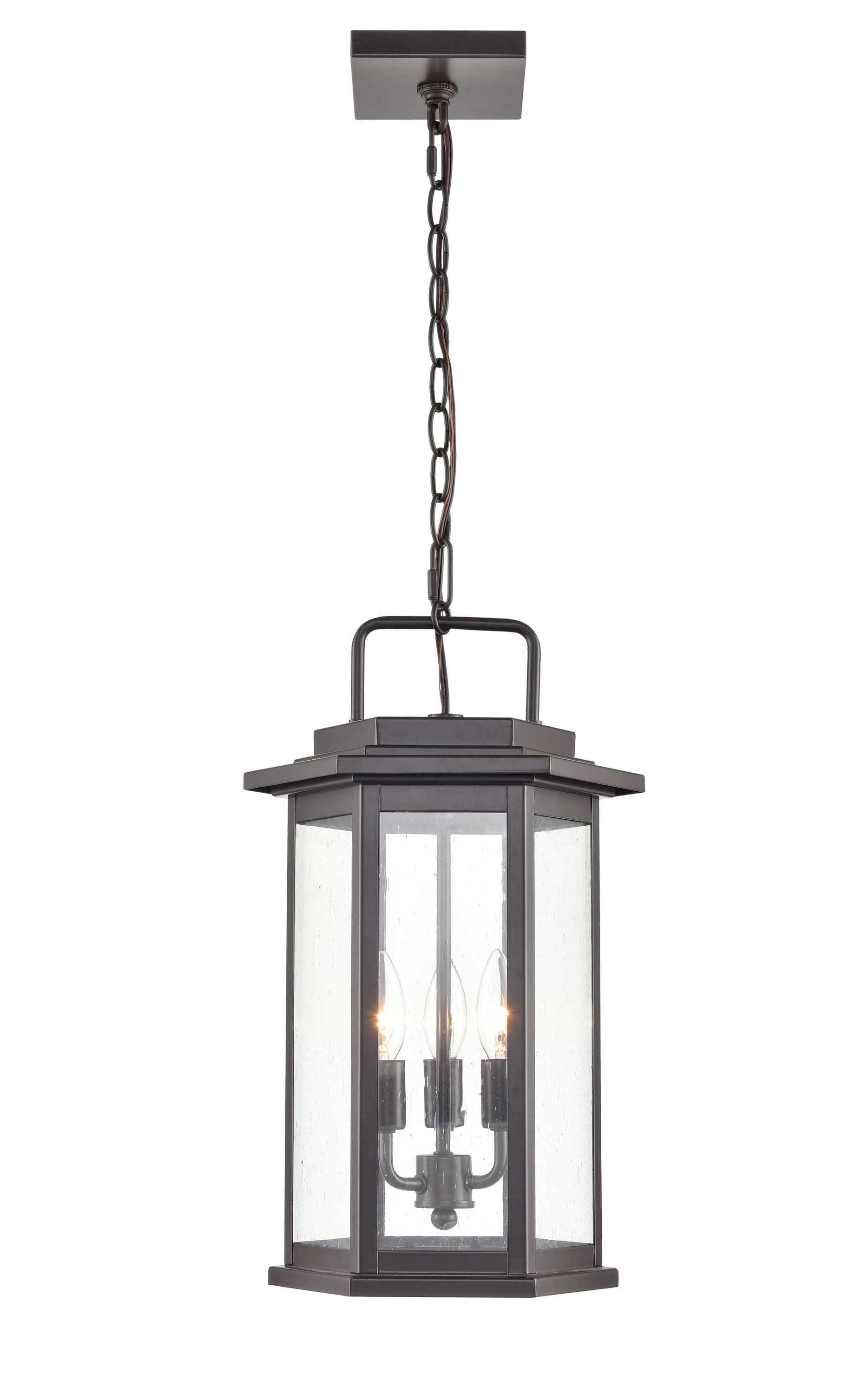 Millennium Lighting Ellis 3-Light Powder Coat Bronze Transitional ...