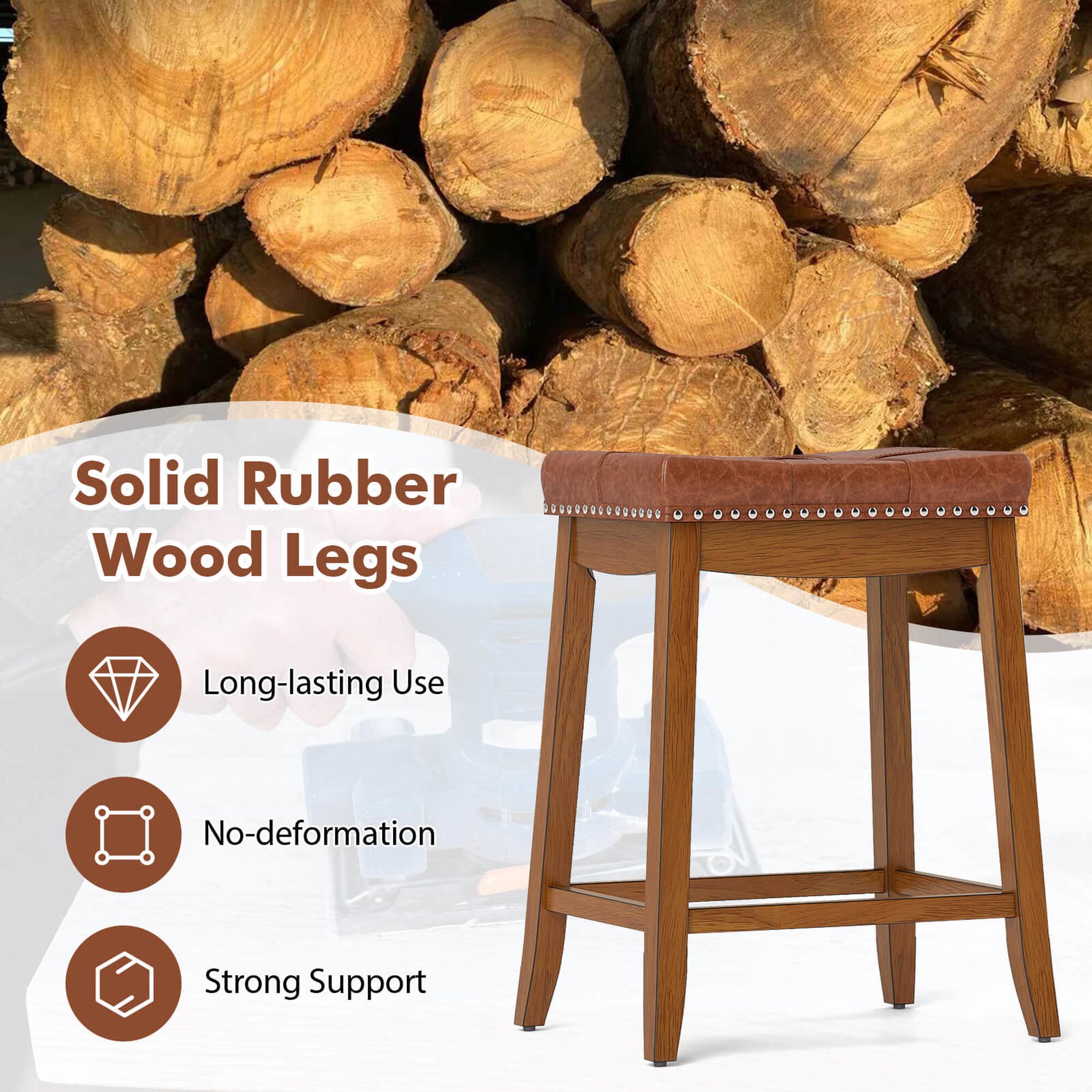 Costway HCST04363 stools - View #6