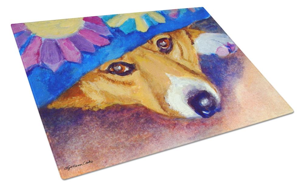 Caroline's Treasures 7433LCB 11.25-in L x 15.75-in W Glass Cutting Board