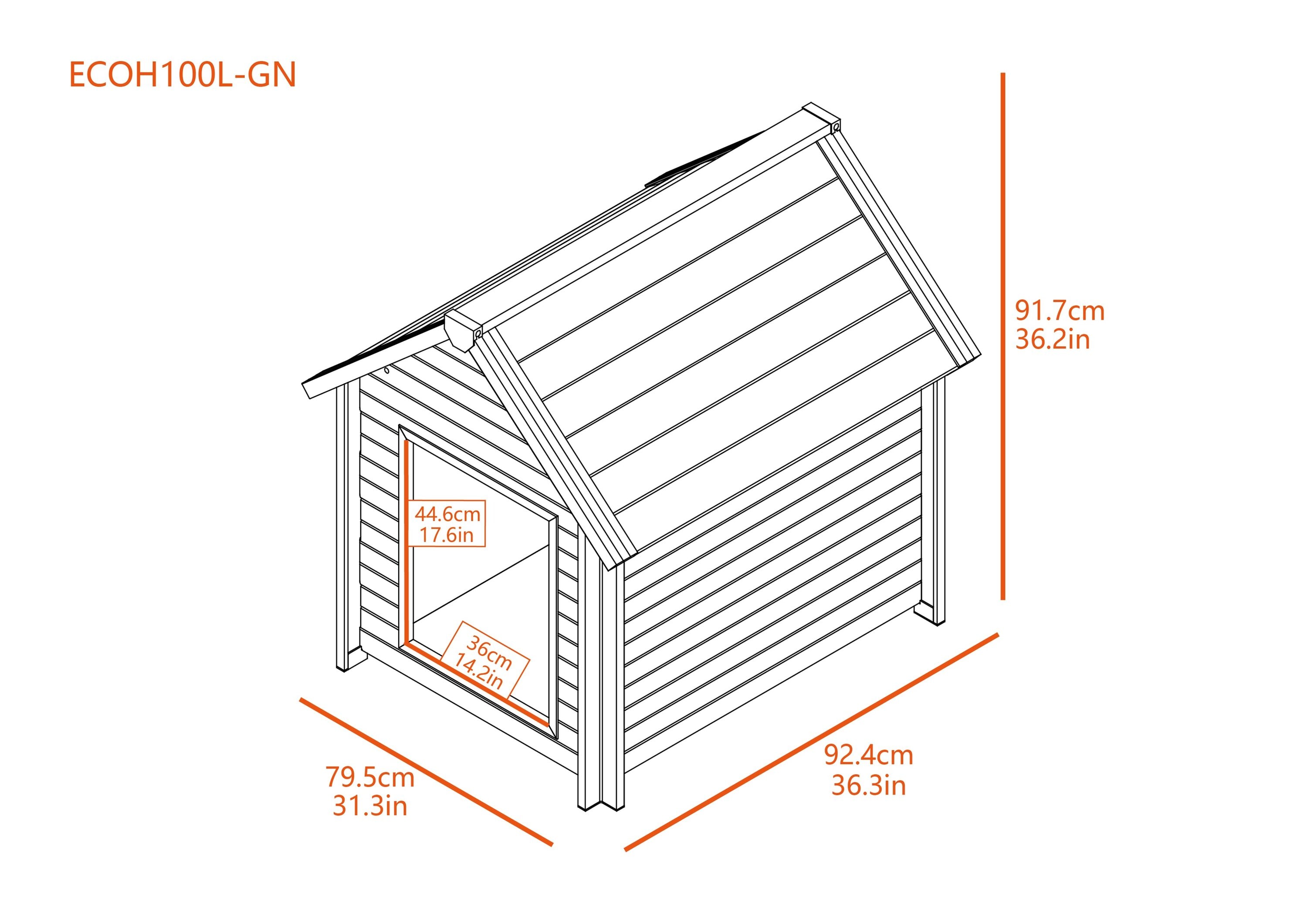 New Age Pet ECOH105L Dog-Houses - View #7