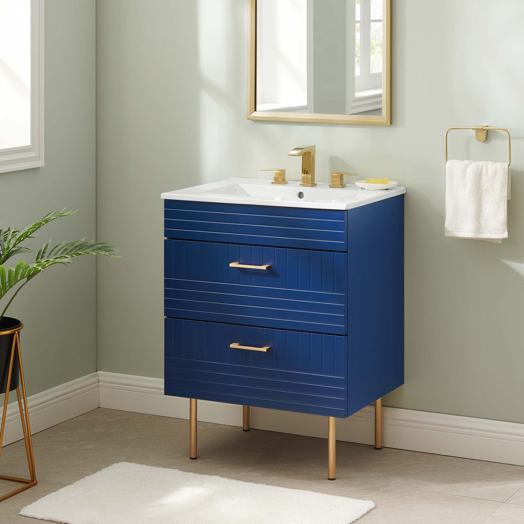 Modway EEI-5817-BLU-WHI Bath-Vanity-Combo - View #3