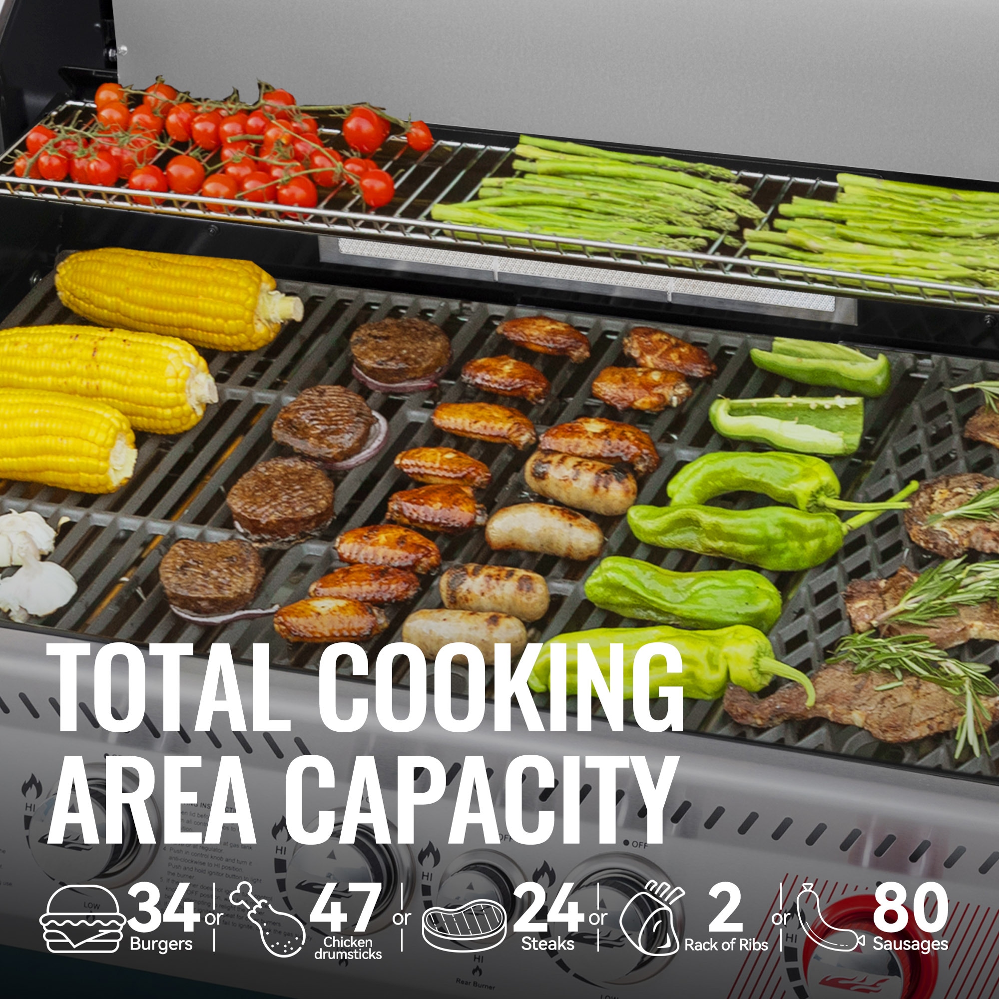 Royal Gourmet GA5403B Gas-Grill - View #5