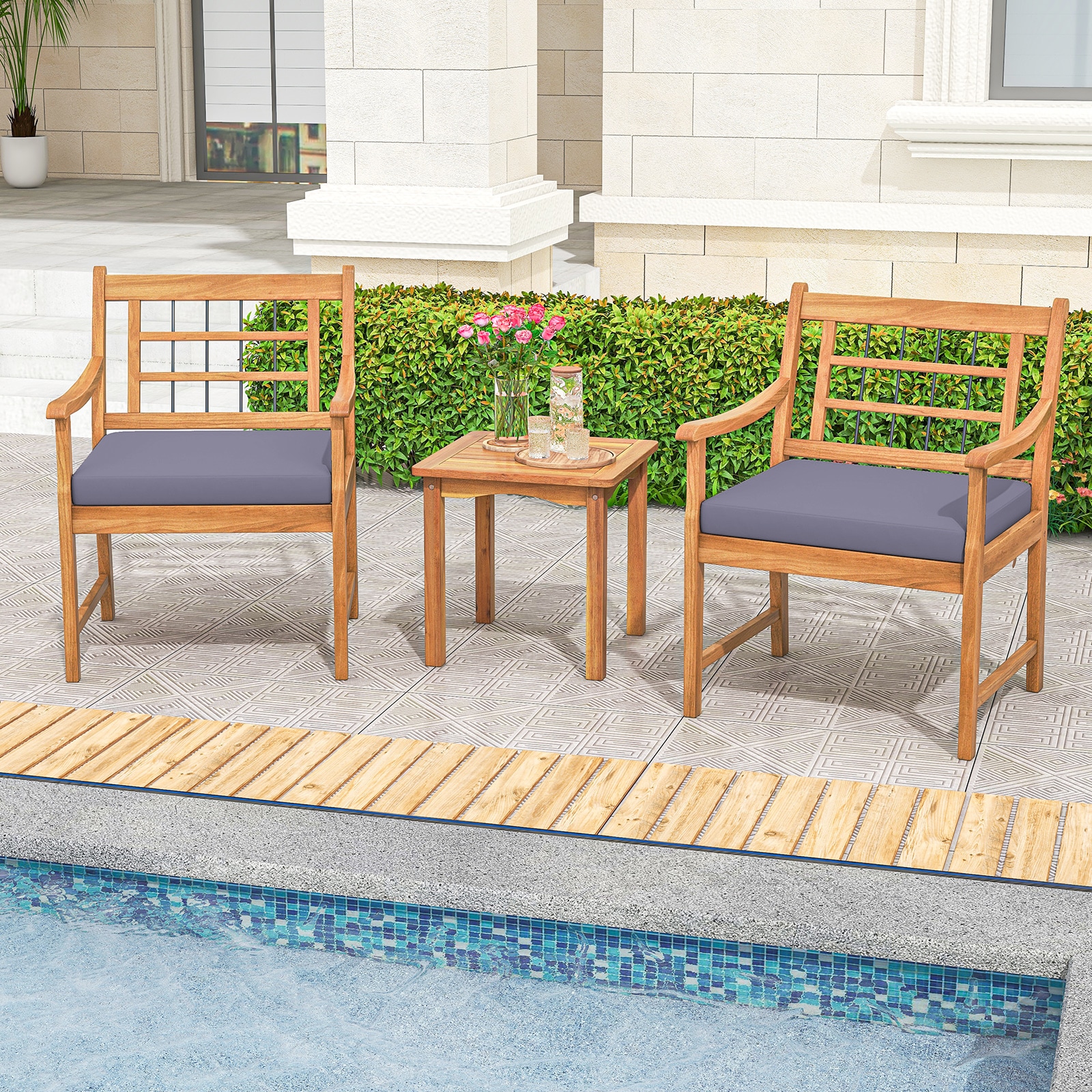 Ayelon 587GRLW4KHW72 Patio-Conversation-Sets - View #2