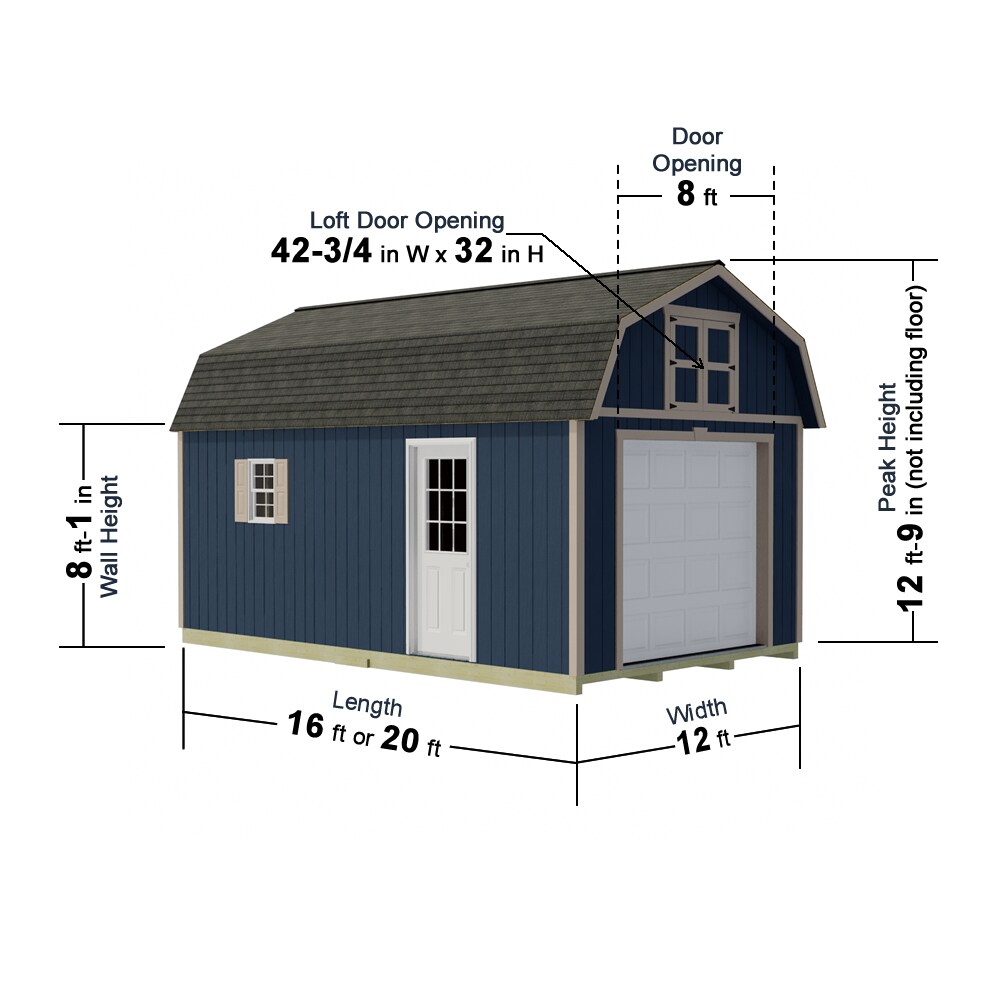 Best Barns TAHOE1216 Garage-Buildings - View #6