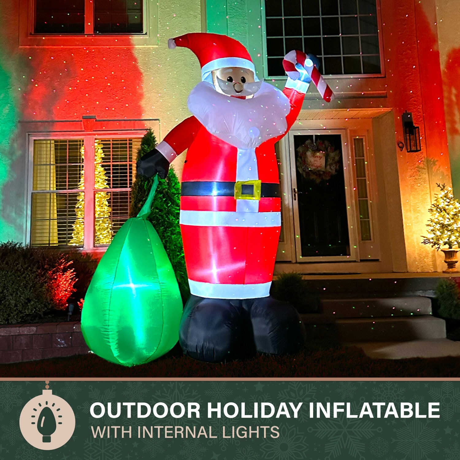 Fraser Hill Farm FHFAASANTA101-L Christmas-Inflatables - View #3